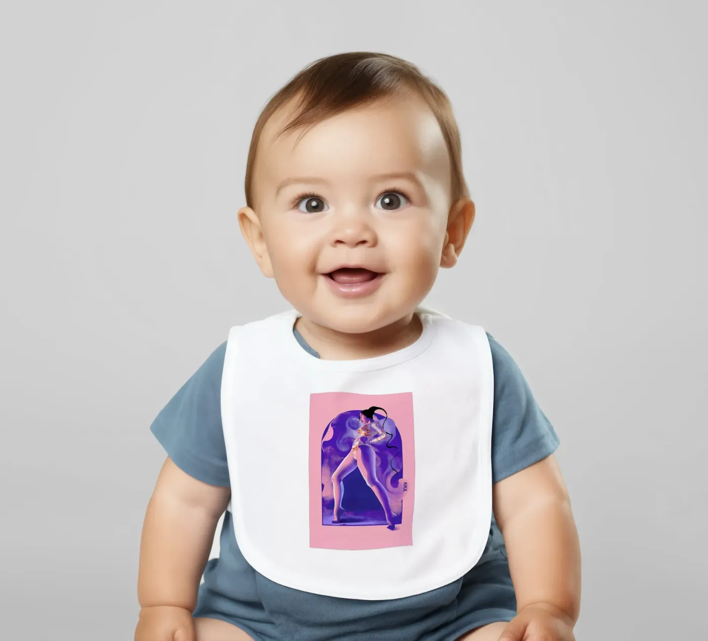 Fearless baby slabbetje van Kika illu