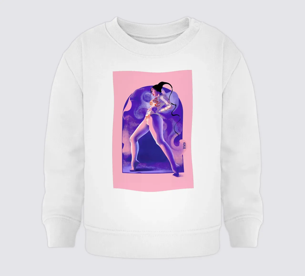 Fearless felpa neonato da Kika illu