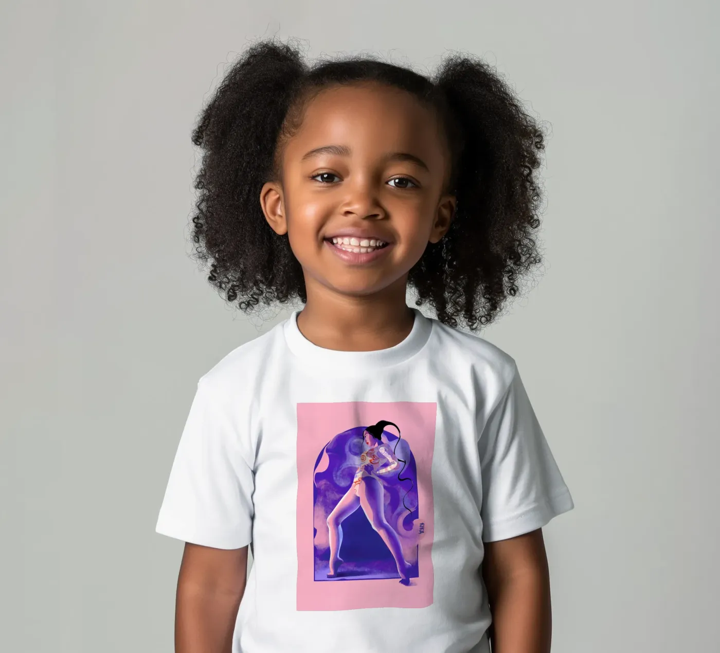 Fearless t-shirt bambini da Kika illu