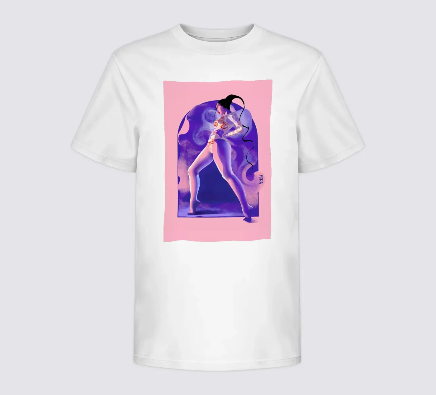 Fearless kinder t-shirt van Kika illu