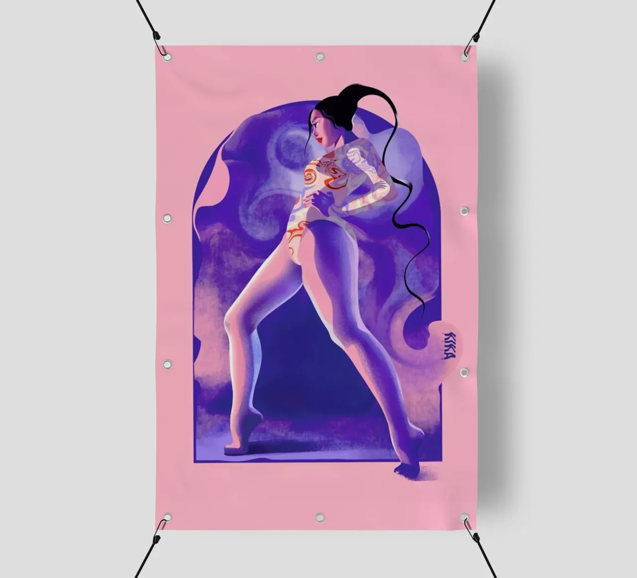 Fearless telo in pvc da Kika illu