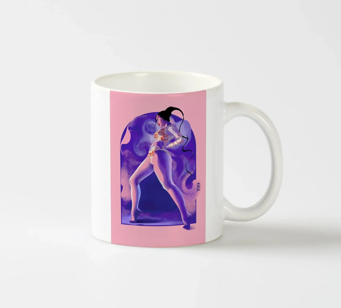 Fearless Keramik Tasse von Kika illu