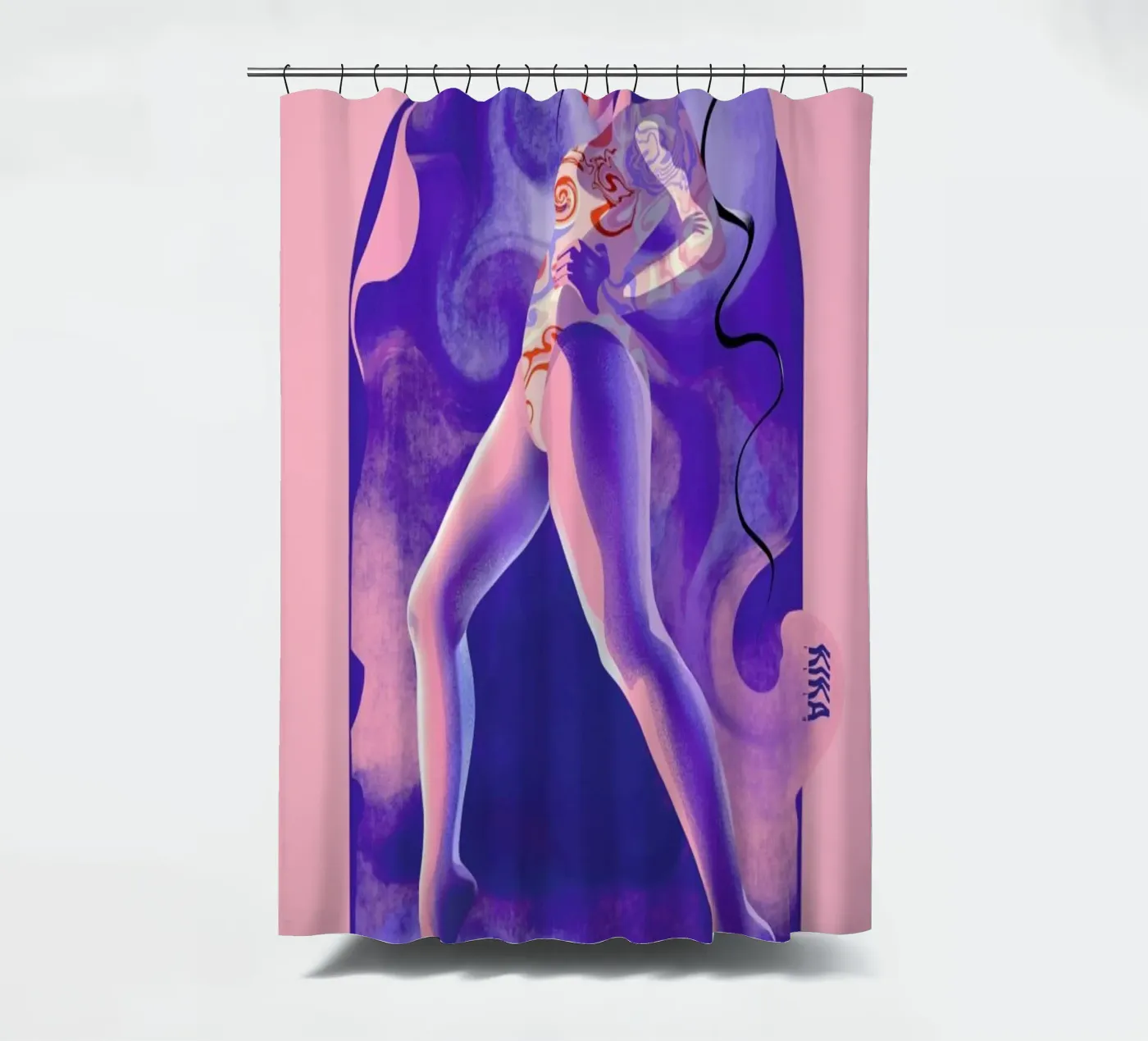 Fearless Duschvorhang von Kika illu