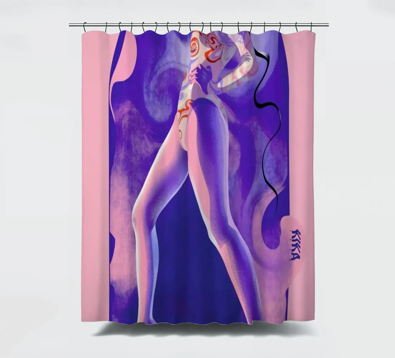 Fearless Duschvorhang von Kika illu