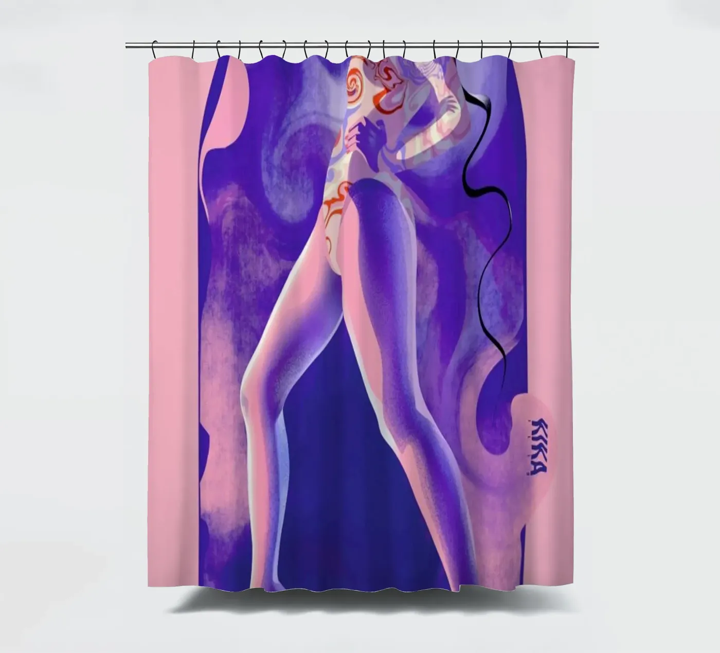 Fearless Duschvorhang von Kika illu