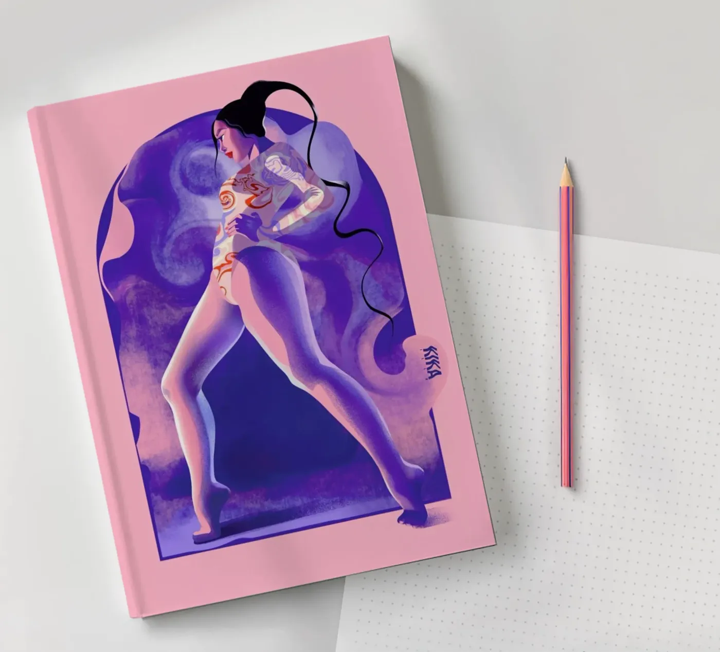 Fearless notebook by Kika illu