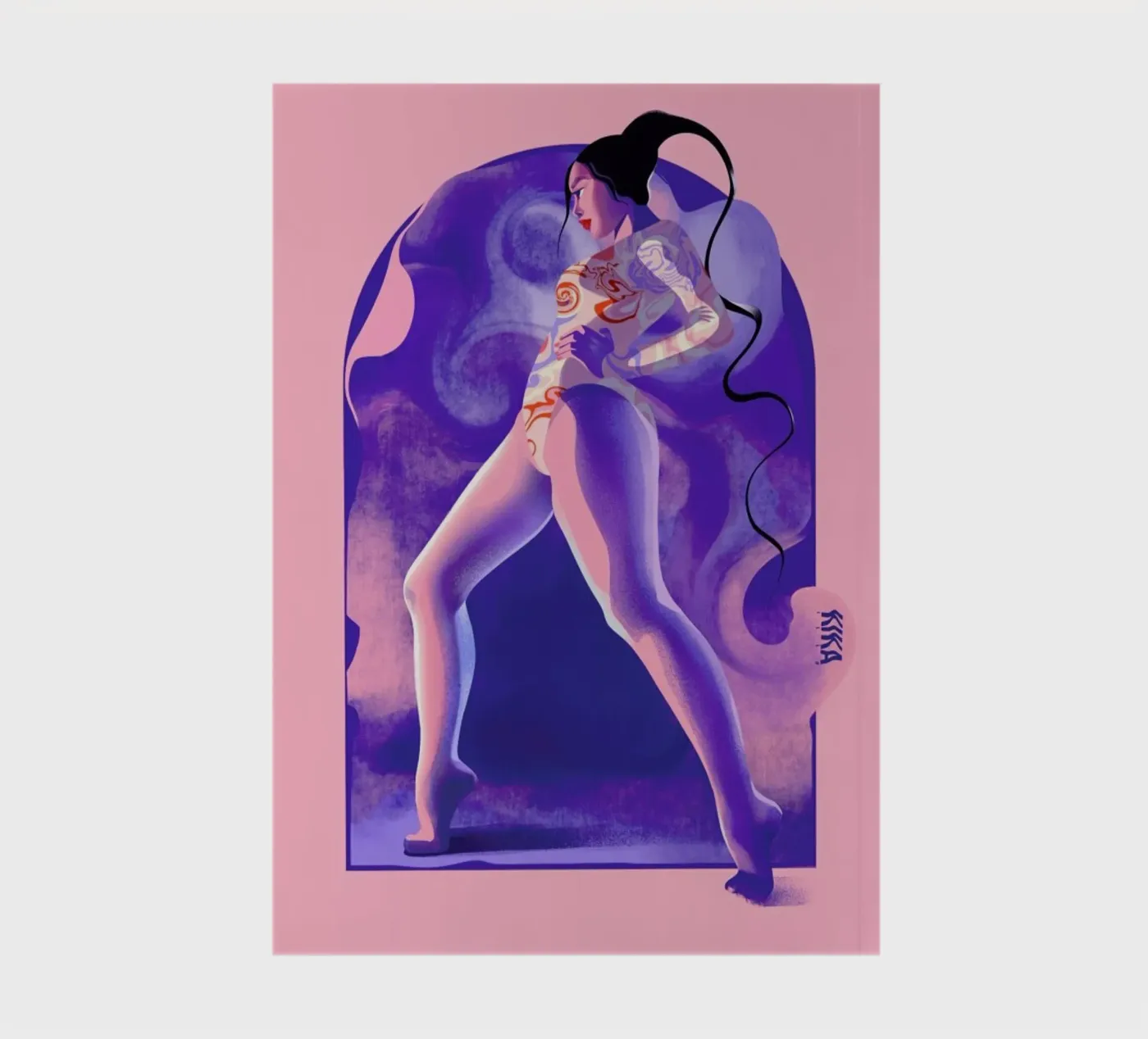 Fearless notebook by Kika illu