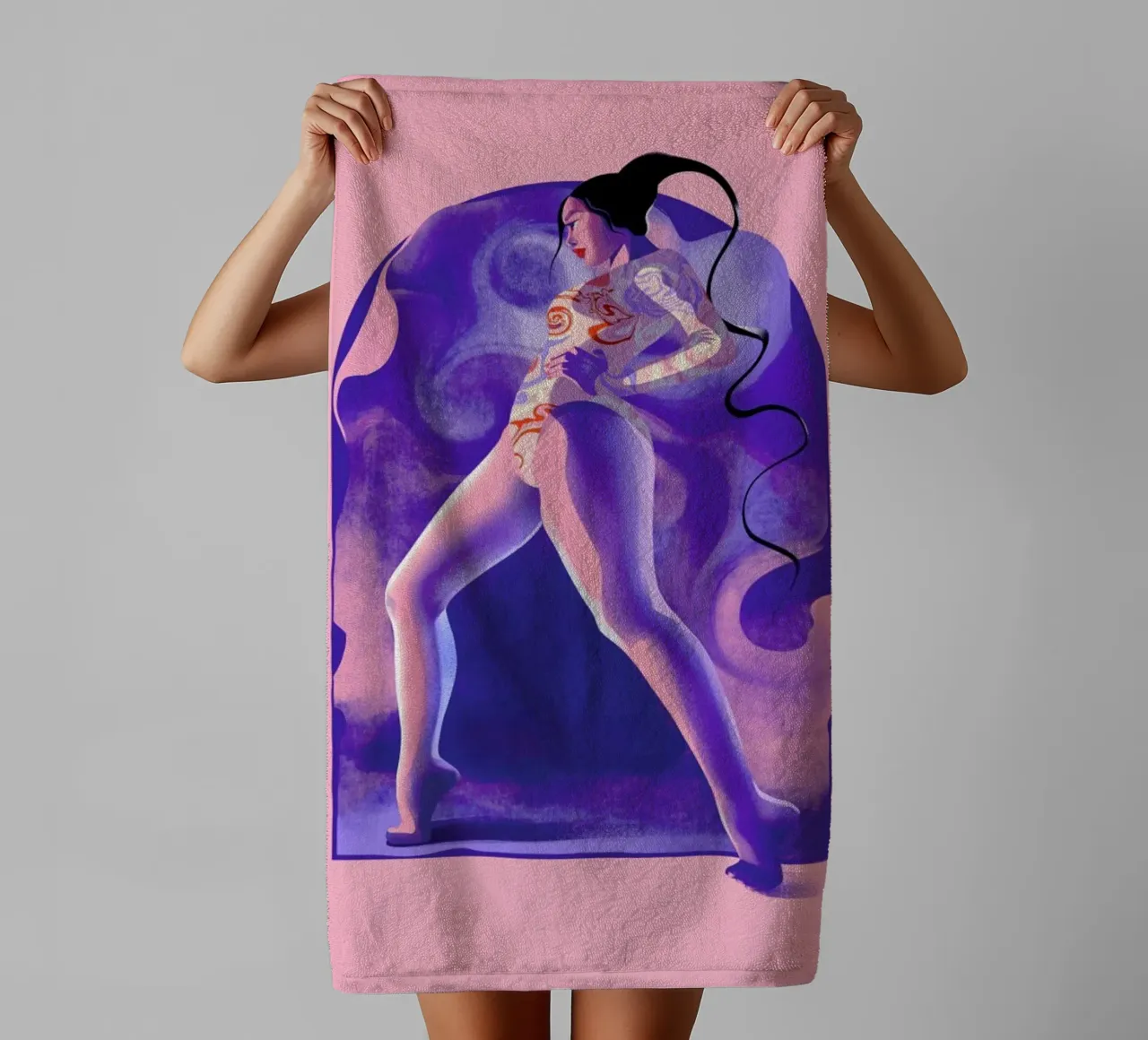 Fearless asciugamano da bagno da Kika illu