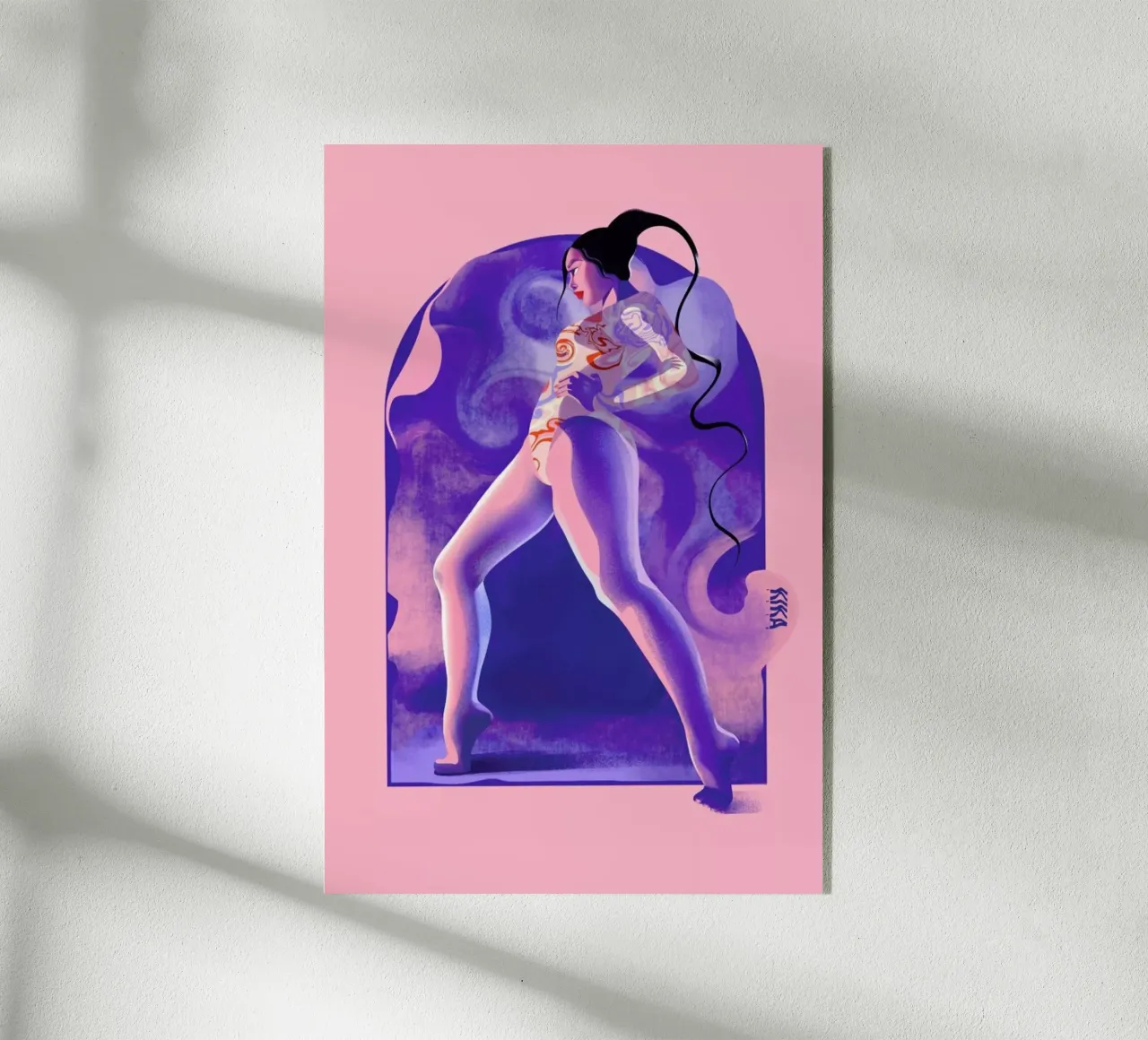 Fearless plexiglass da Kika illu