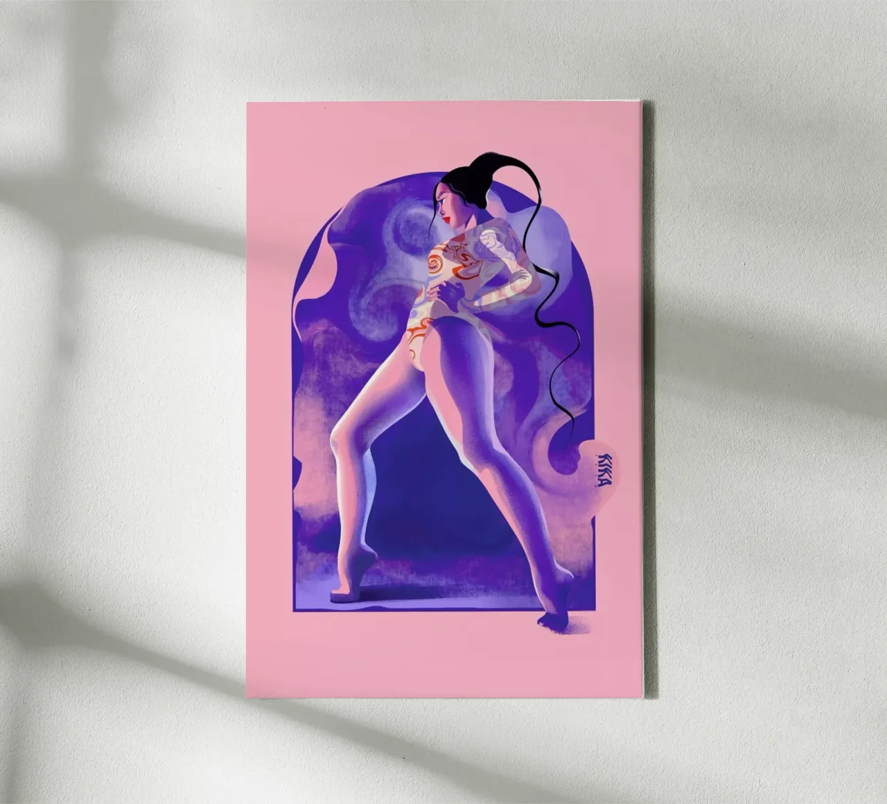 Fearless canvas van Kika illu