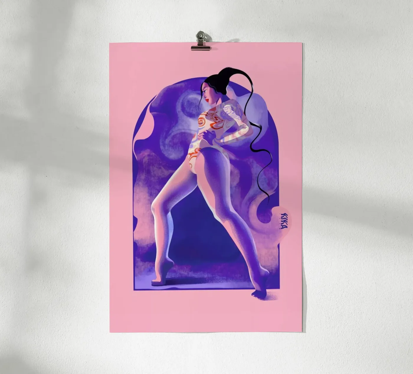 Fearless poster by Kika illu