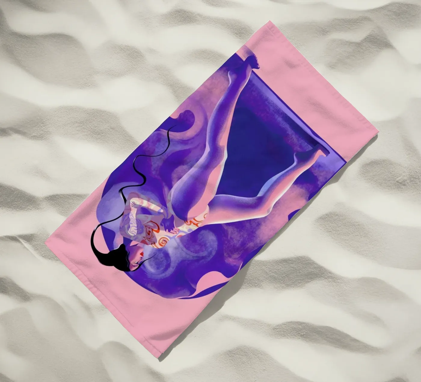 Fearless strandhanddoek van Kika illu