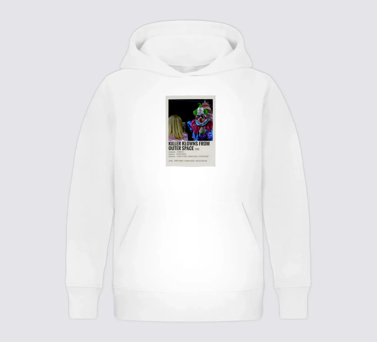 KILLER KLOWNS FROM OUTER SPACE 1988 felpa bambino con cappuccio da MVFminimalist