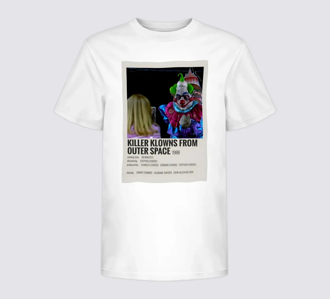 KILLER KLOWNS FROM OUTER SPACE 1988 t-shirt bambini da MVFminimalist