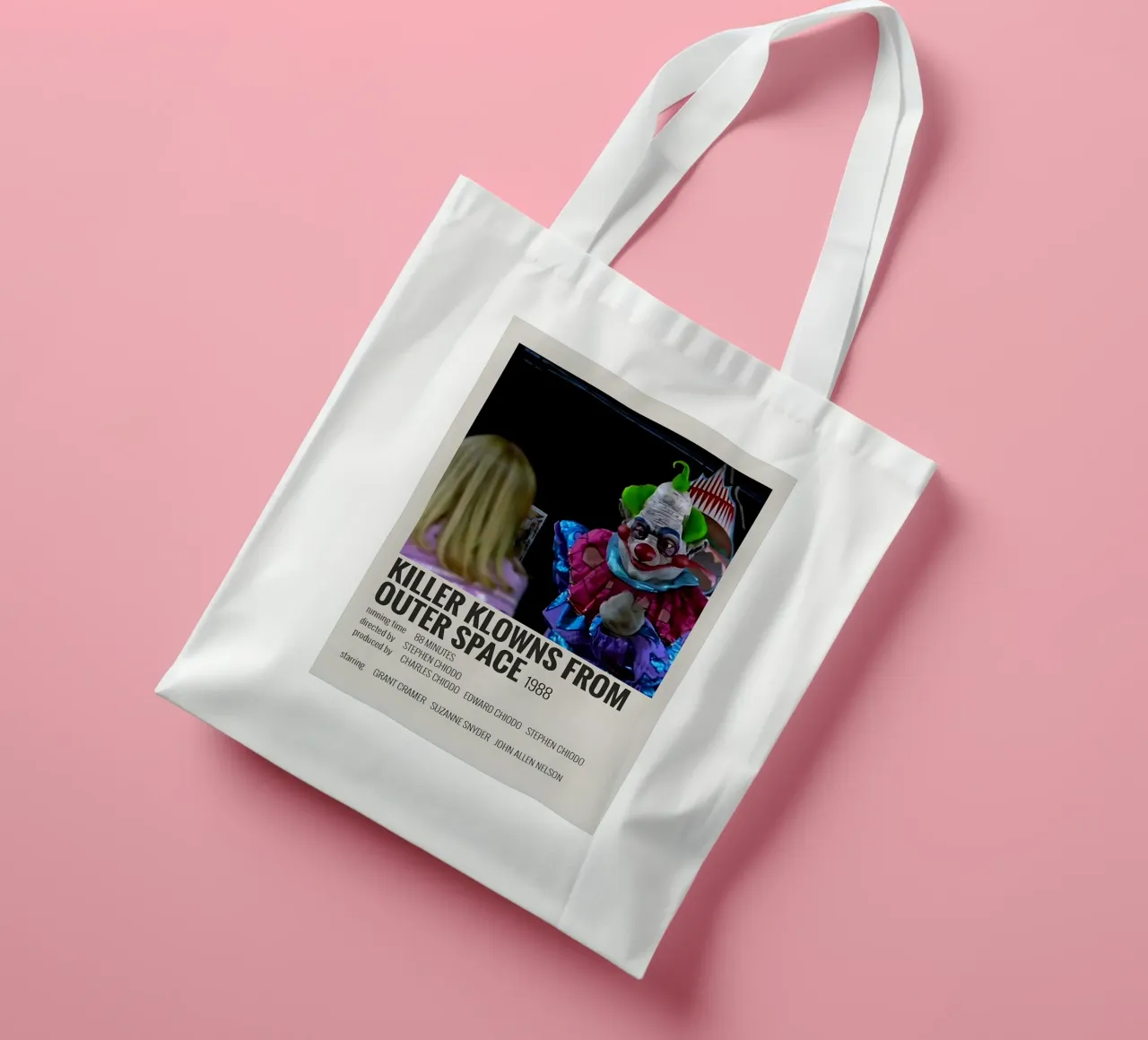 KILLER KLOWNS FROM OUTER SPACE 1988 borsa in juta da MVFminimalist