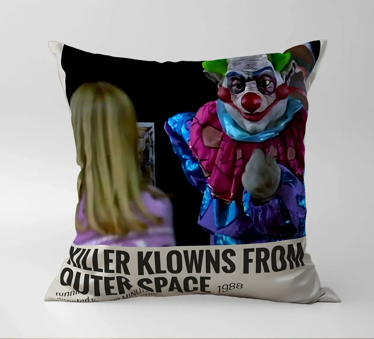 KILLER KLOWNS FROM OUTER SPACE 1988 cuscino da MVFminimalist