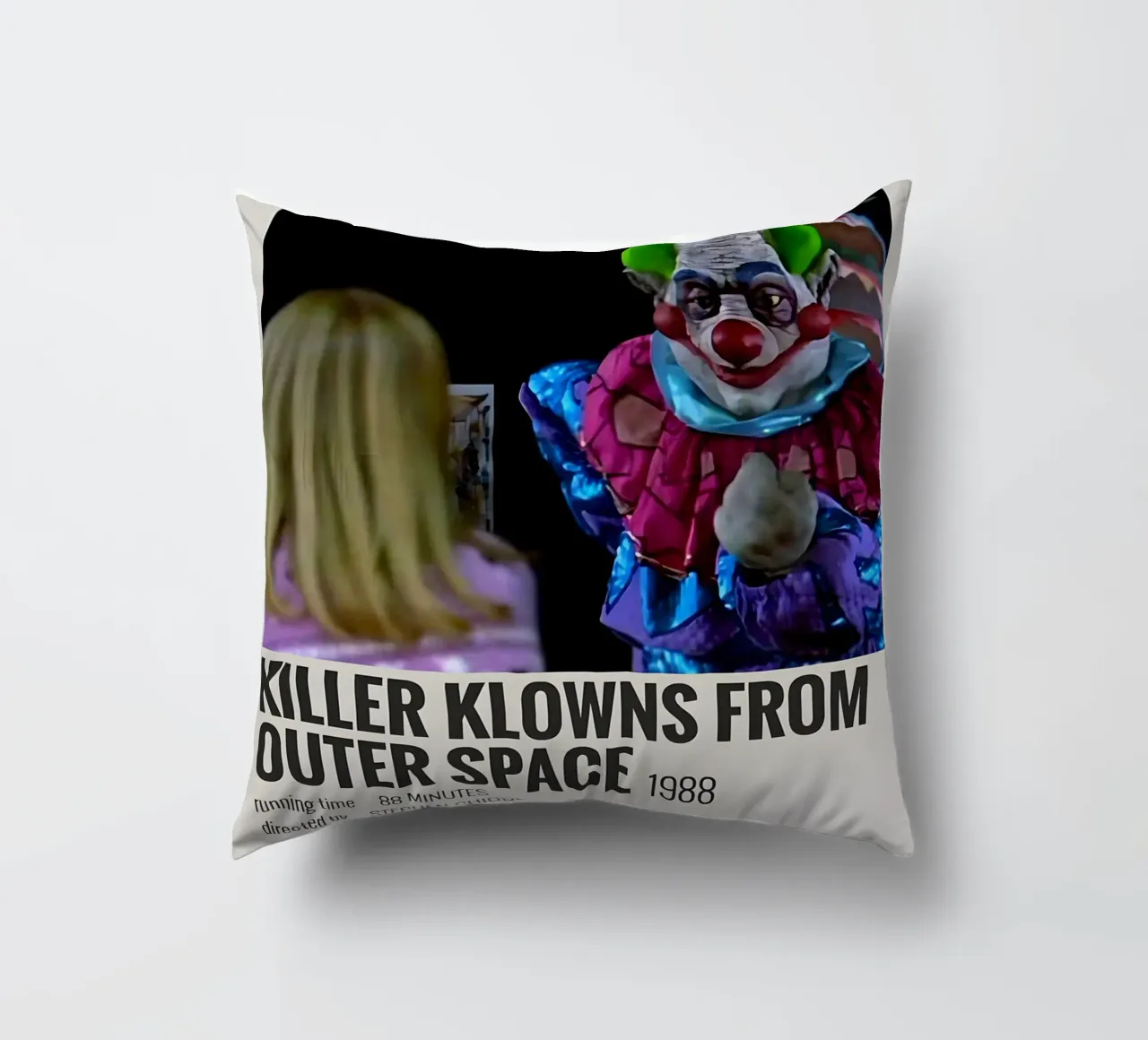 KILLER KLOWNS FROM OUTER SPACE 1988 cuscino da MVFminimalist