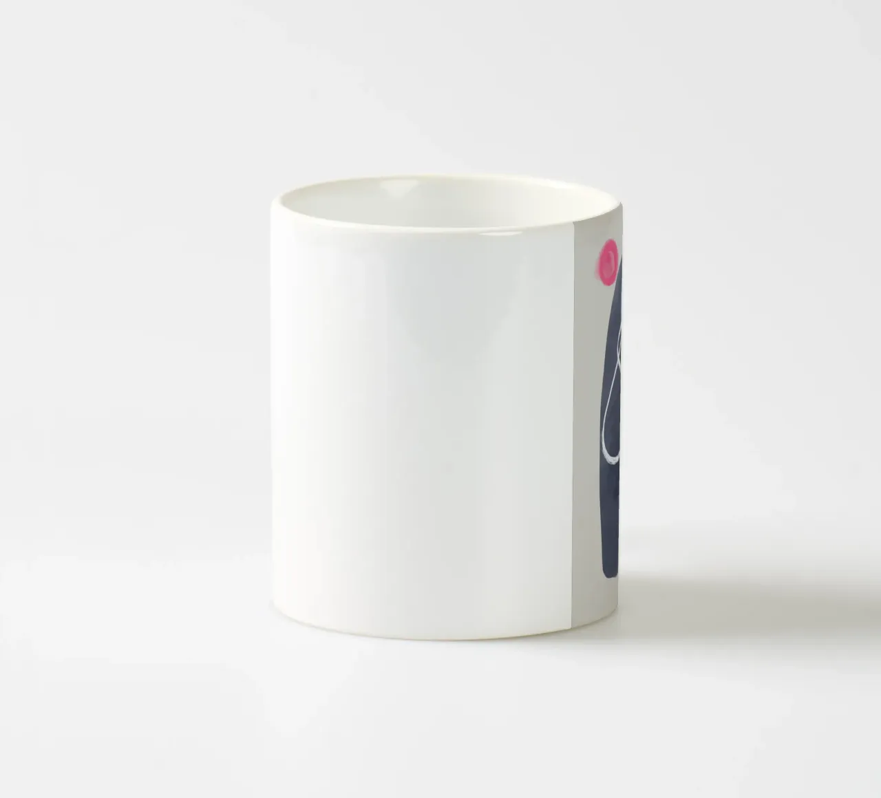 Acquerello organico astratto 05 tazza in ceramica da Little Dean