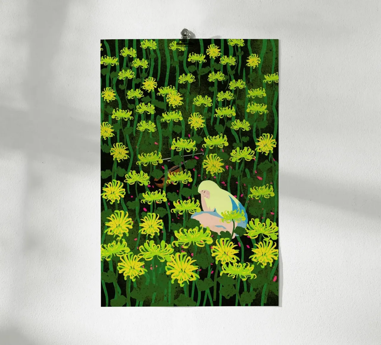 Falling On Melody carta hahnemühle da Duong Tu Tran