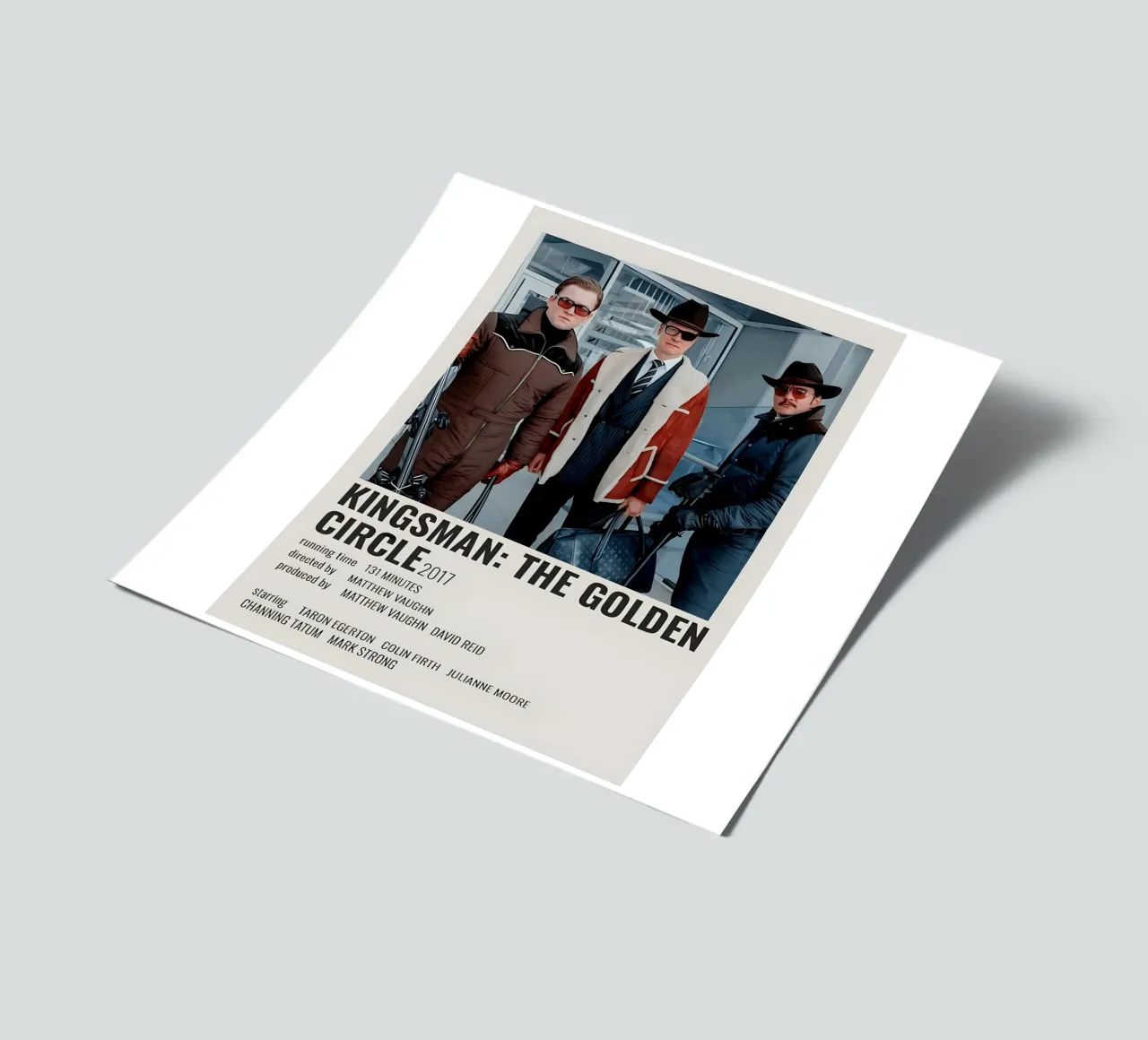 KINGSMAN THE GOLDEN CIRCLE 2017 sticker sheet by MVFminimalist