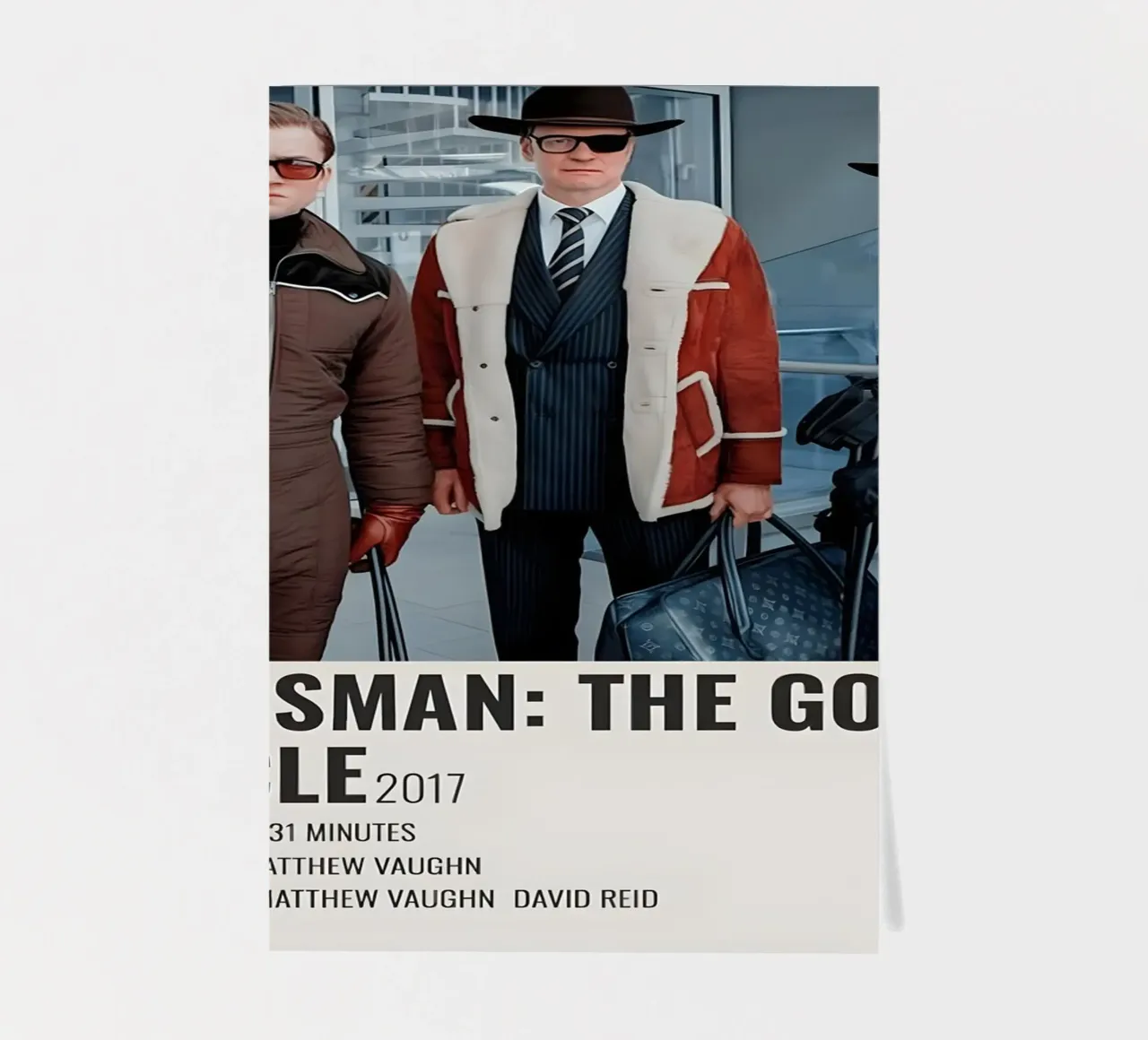 KINGSMAN THE GOLDEN CIRCLE 2017 sticker sheet by MVFminimalist