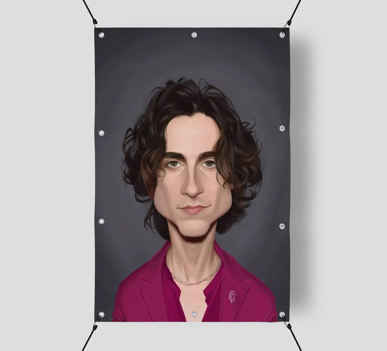 Timothee Chalamet telo in pvc da Rob Art | Illustration