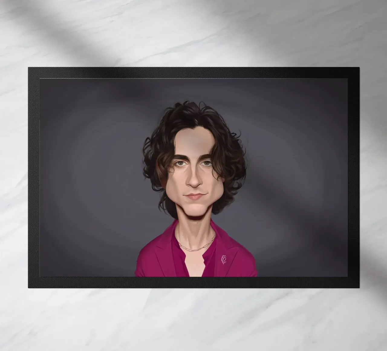Timothee Chalamet doormat by Rob Art | Illustration