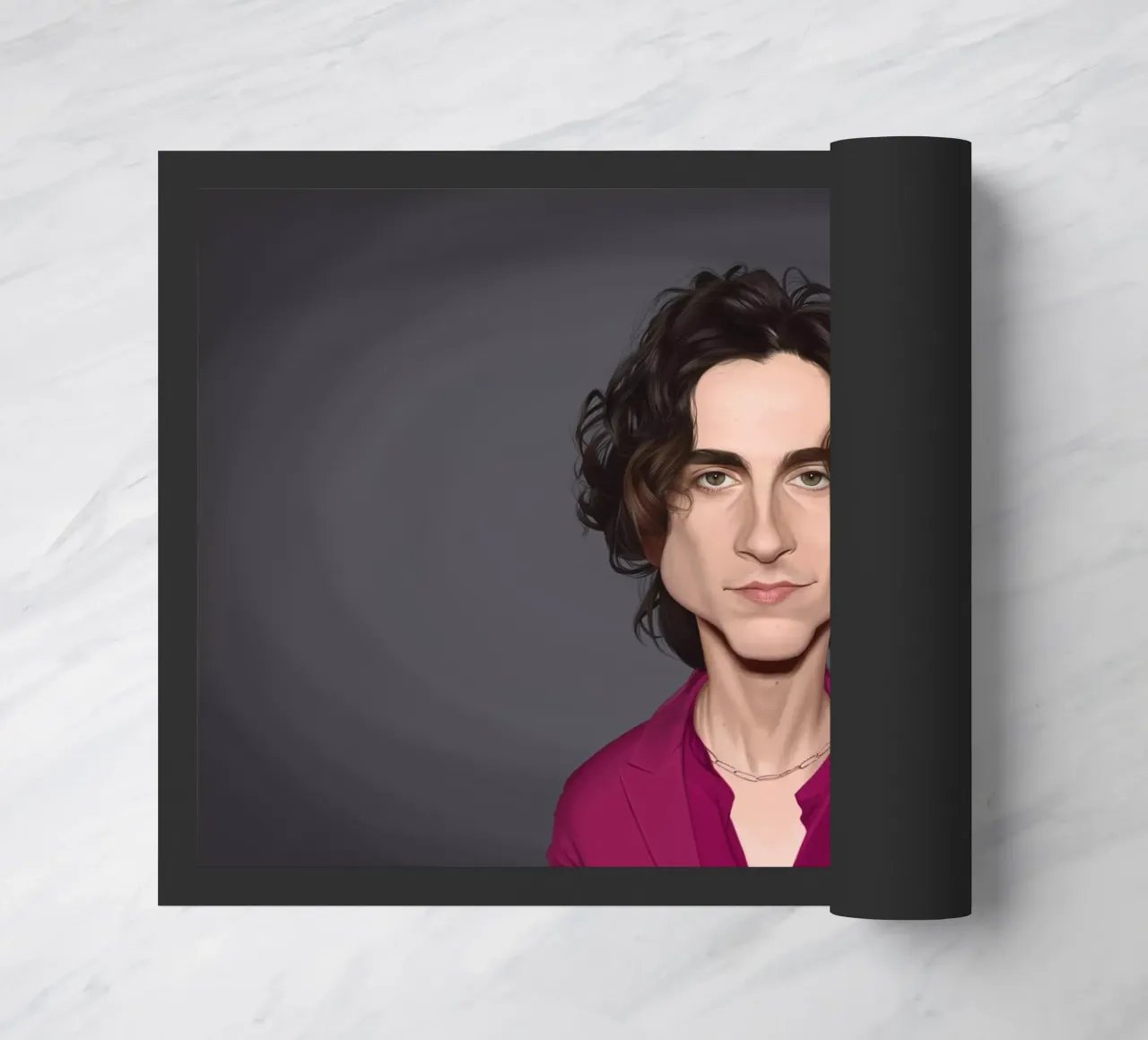 Timothee Chalamet doormat by Rob Art | Illustration
