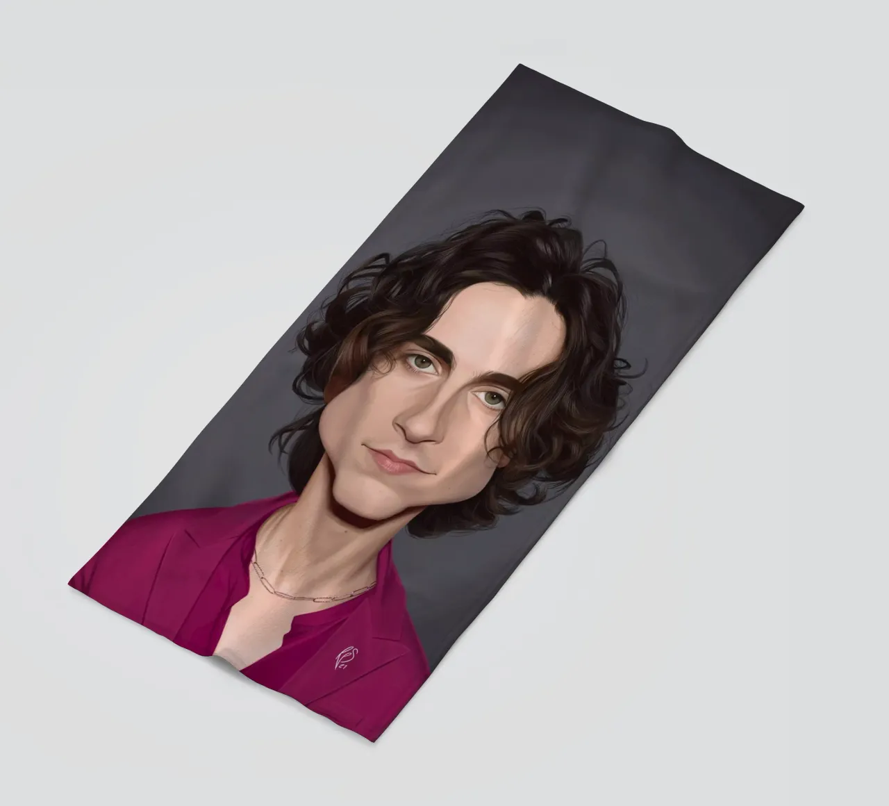 Timothee Chalamet telo mare da Rob Art | Illustration