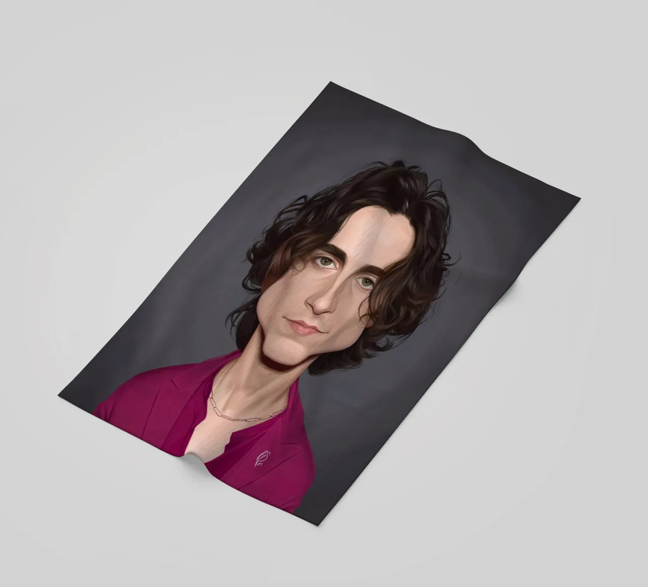 Timothee Chalamet telo mare da Rob Art | Illustration
