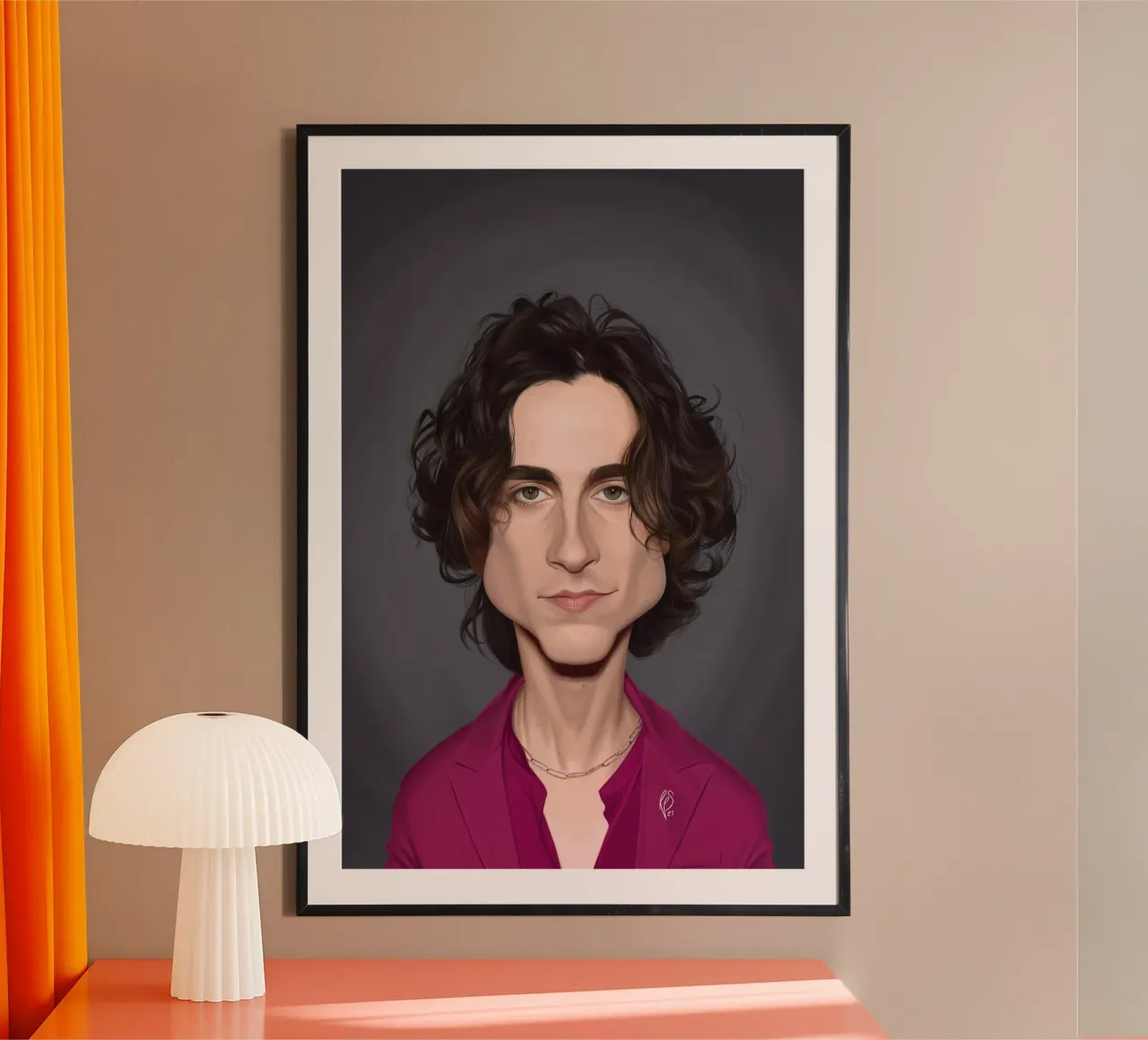 Timothee Chalamet poster by Rob Art | Illustration