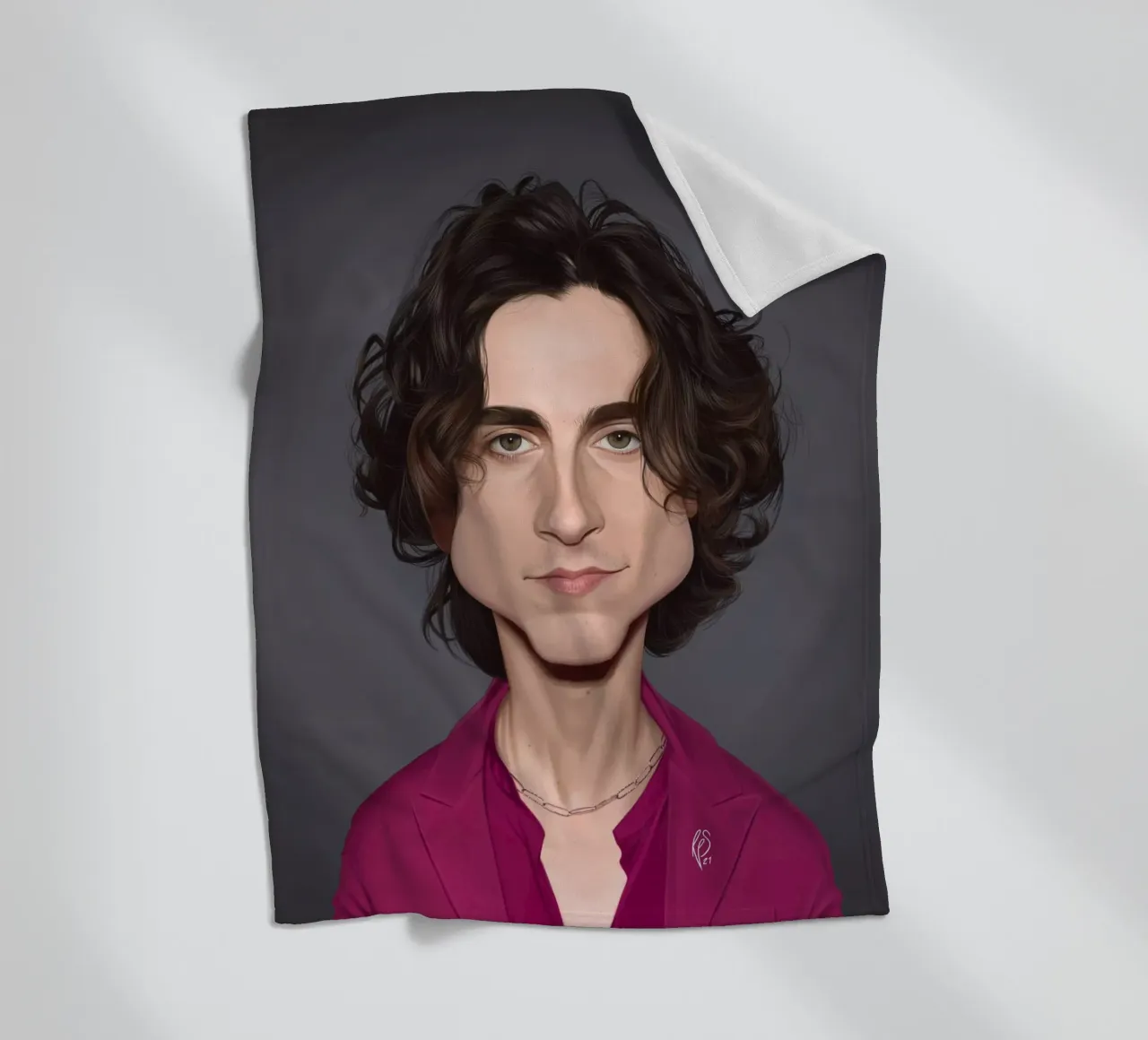 Timothee Chalamet coperta in pile da Rob Art | Illustration