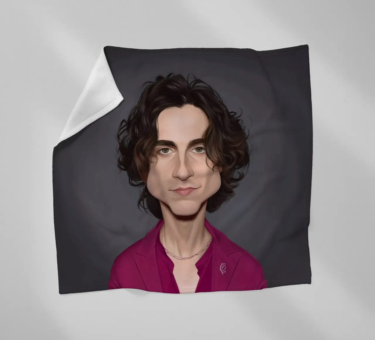 Timothee Chalamet coperta in pile da Rob Art | Illustration