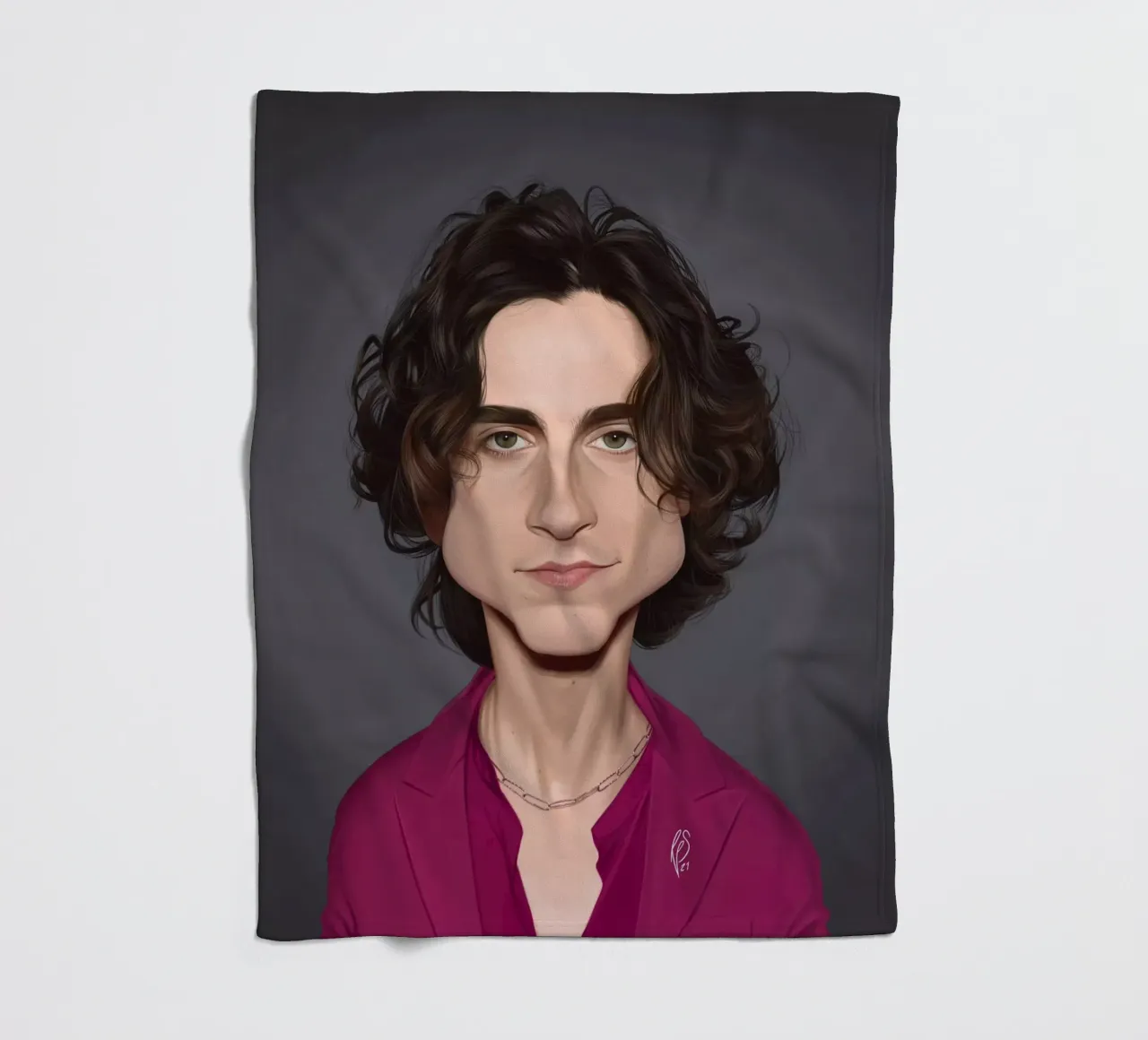 Timothee Chalamet coperta in pile da Rob Art | Illustration