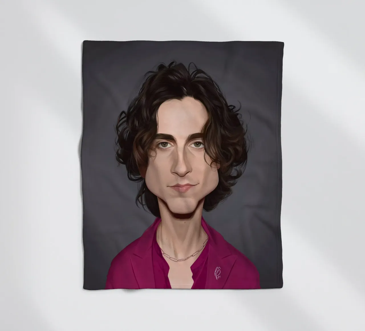 Timothee Chalamet coperta in pile da Rob Art | Illustration