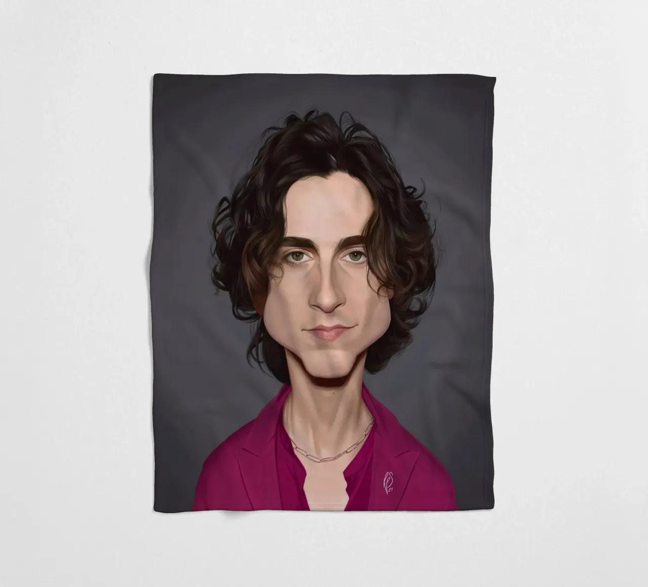 Timothee Chalamet coperta in pile da Rob Art | Illustration