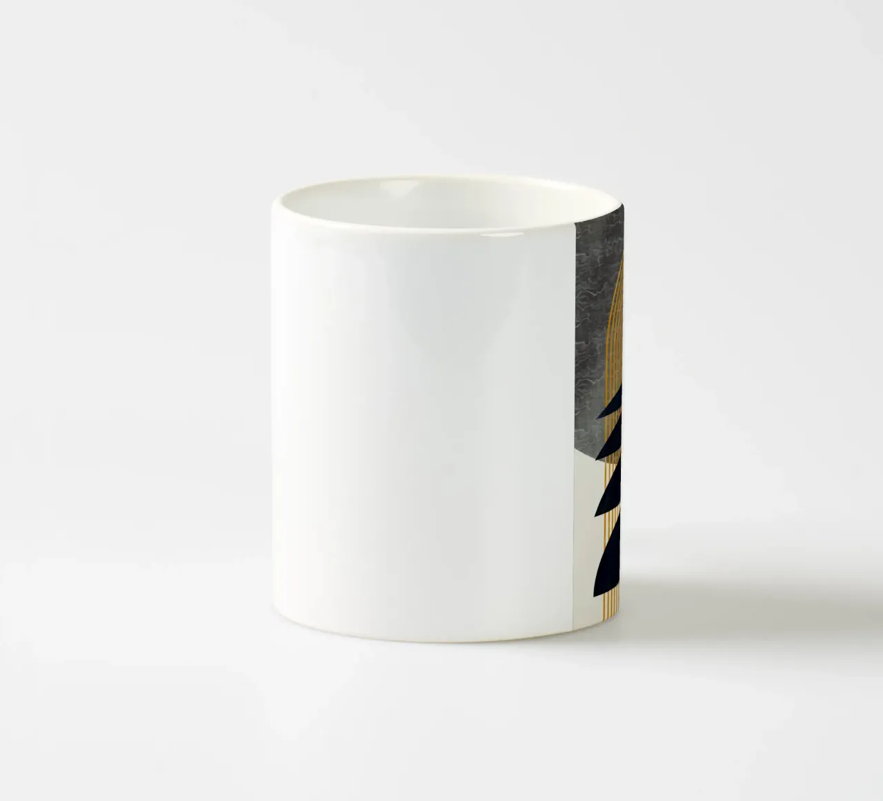 Bronzo di metà secolo 07 tazza in ceramica da Little Dean