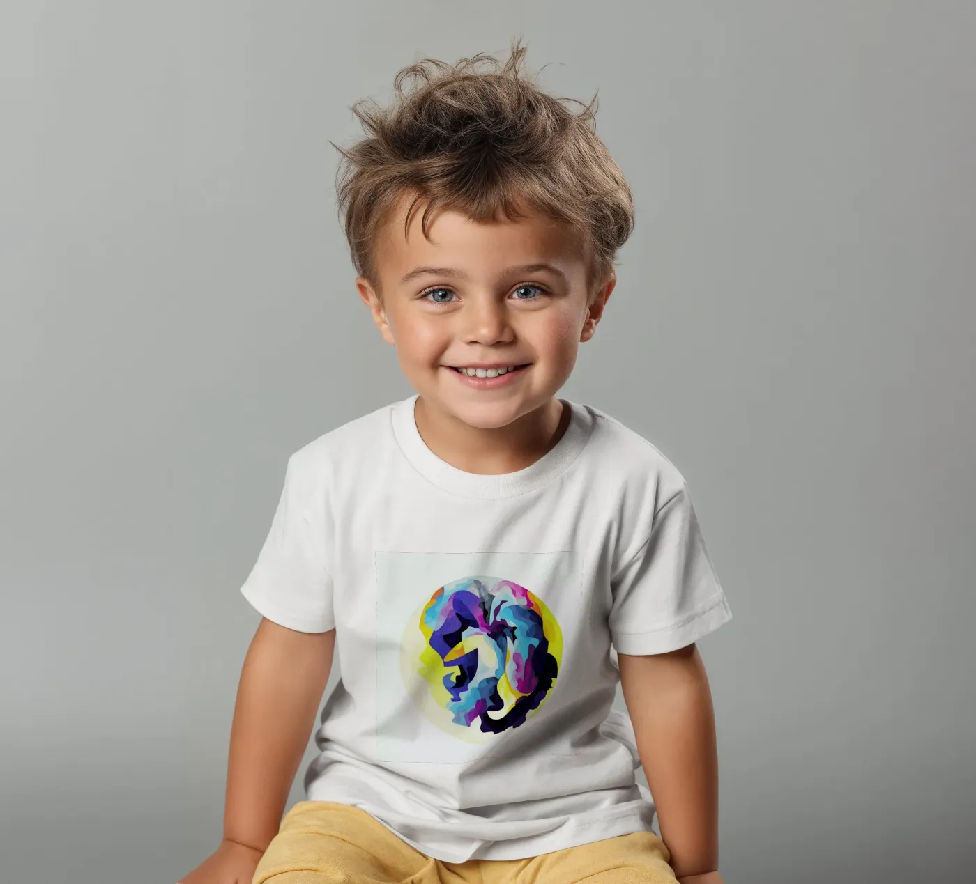 Finding Light kinder t-shirt van Abstract Joy