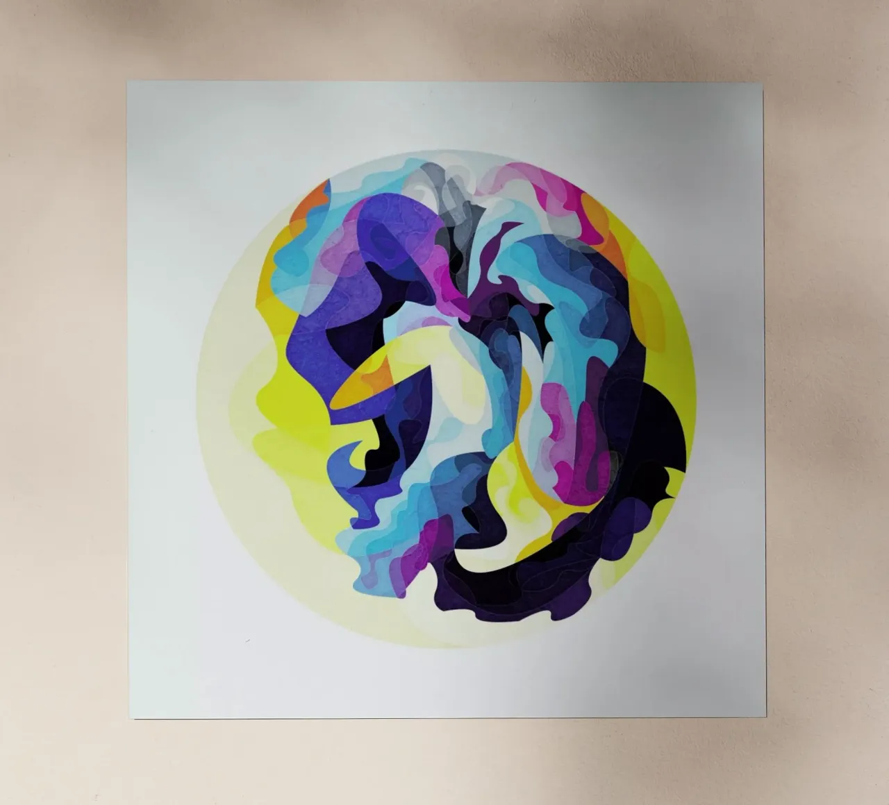 Finding Light Backlit Folie von Abstract 888