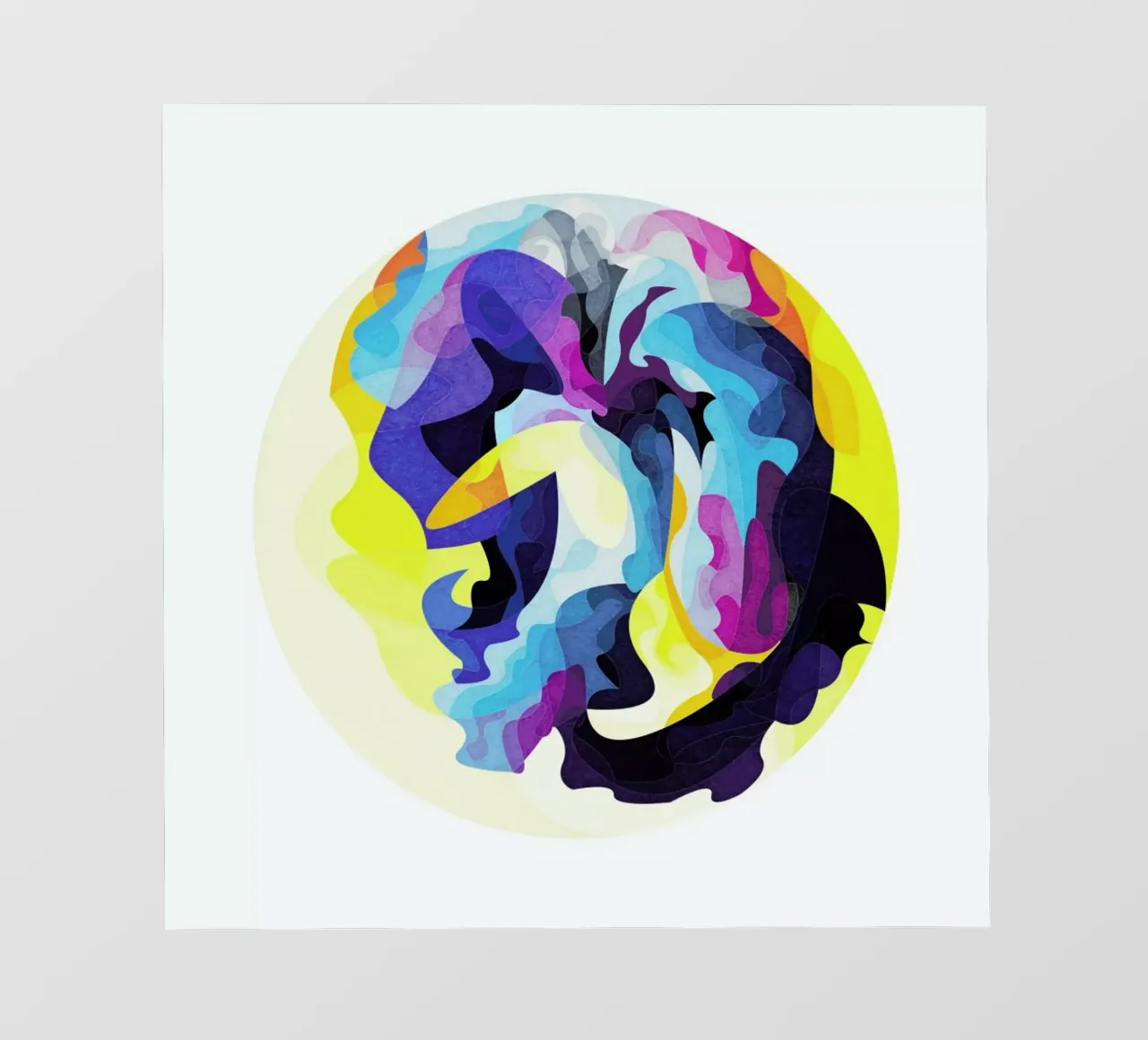 Finding Light Backlit Folie von Abstract 888