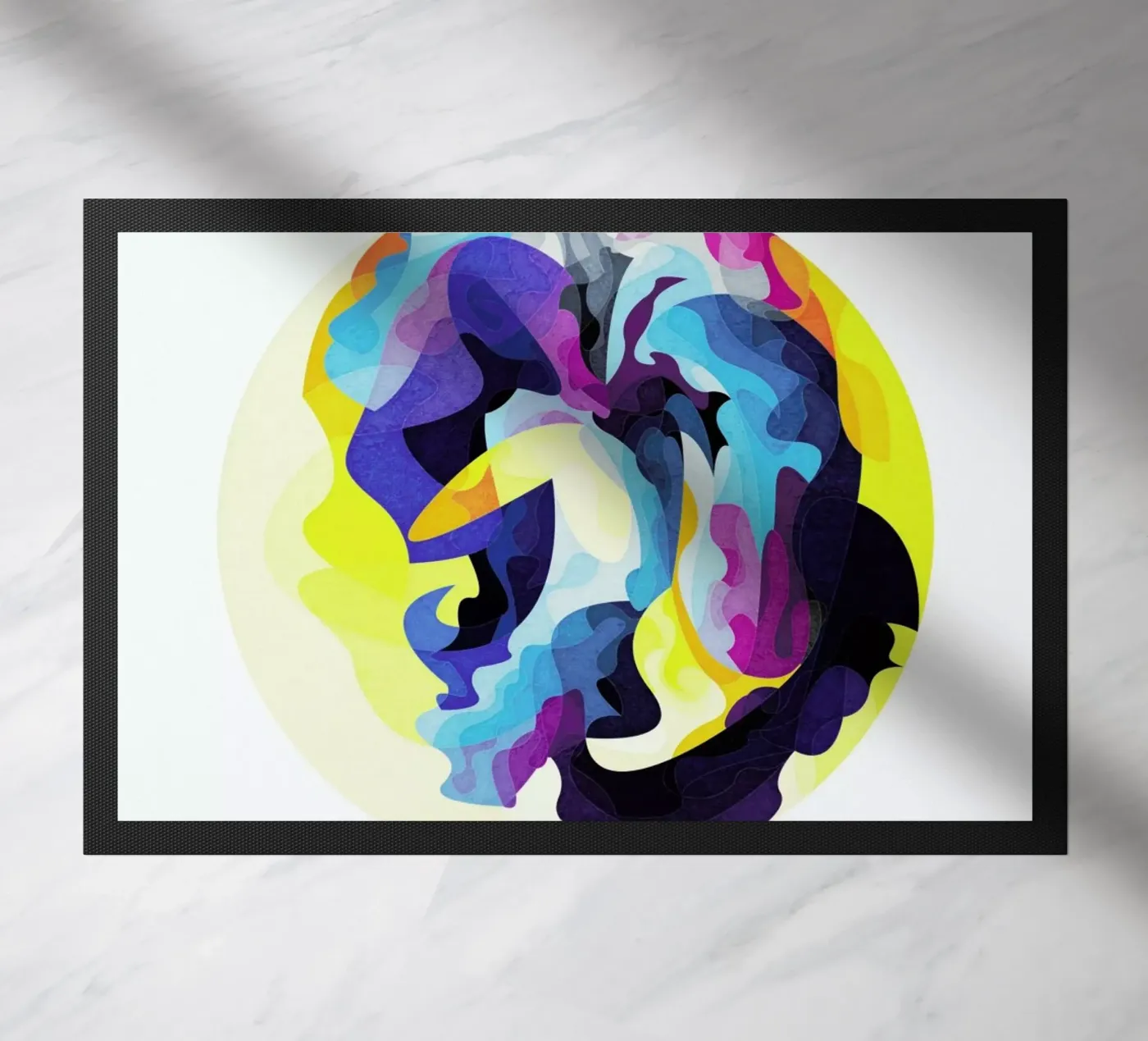 Finding Light Fußmatte von Abstract Joy