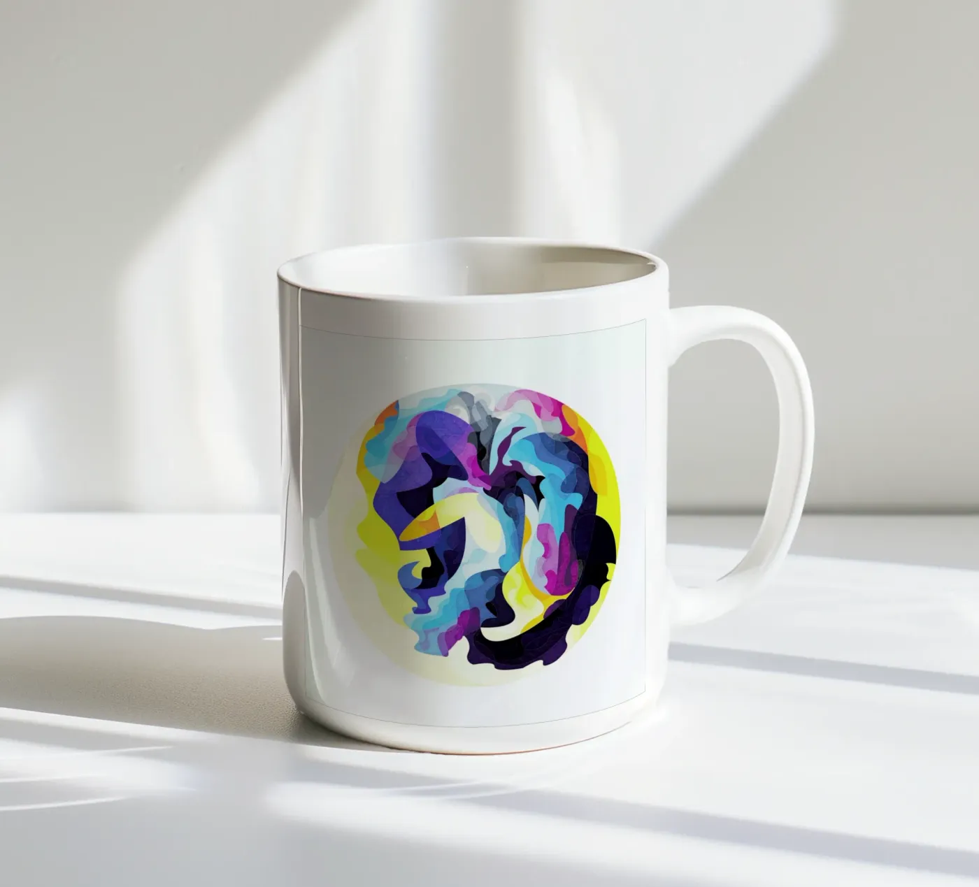 Finding Light mug en céramique de Abstract Joy