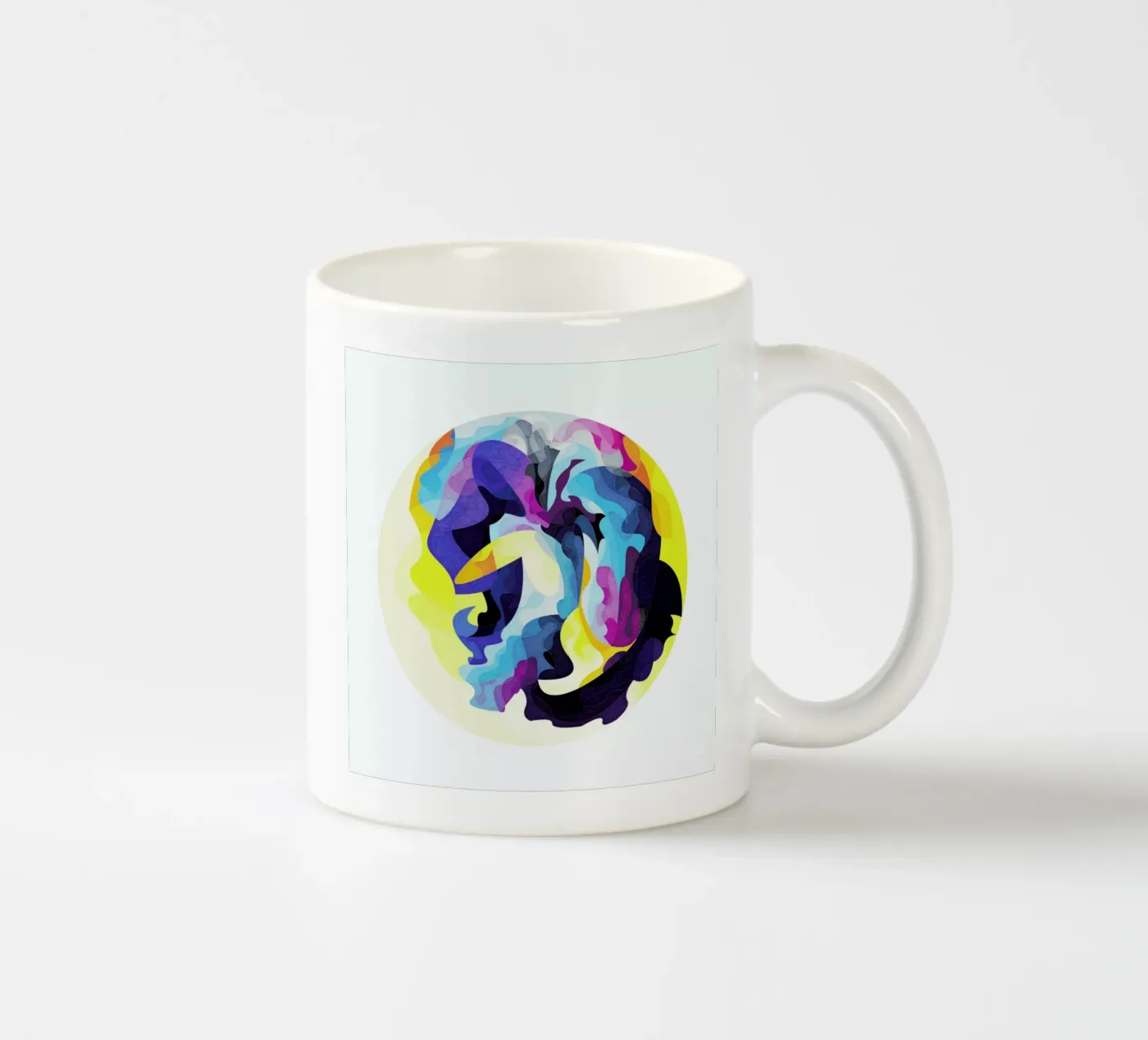 Finding Light ceramic mug by Lines Inside
