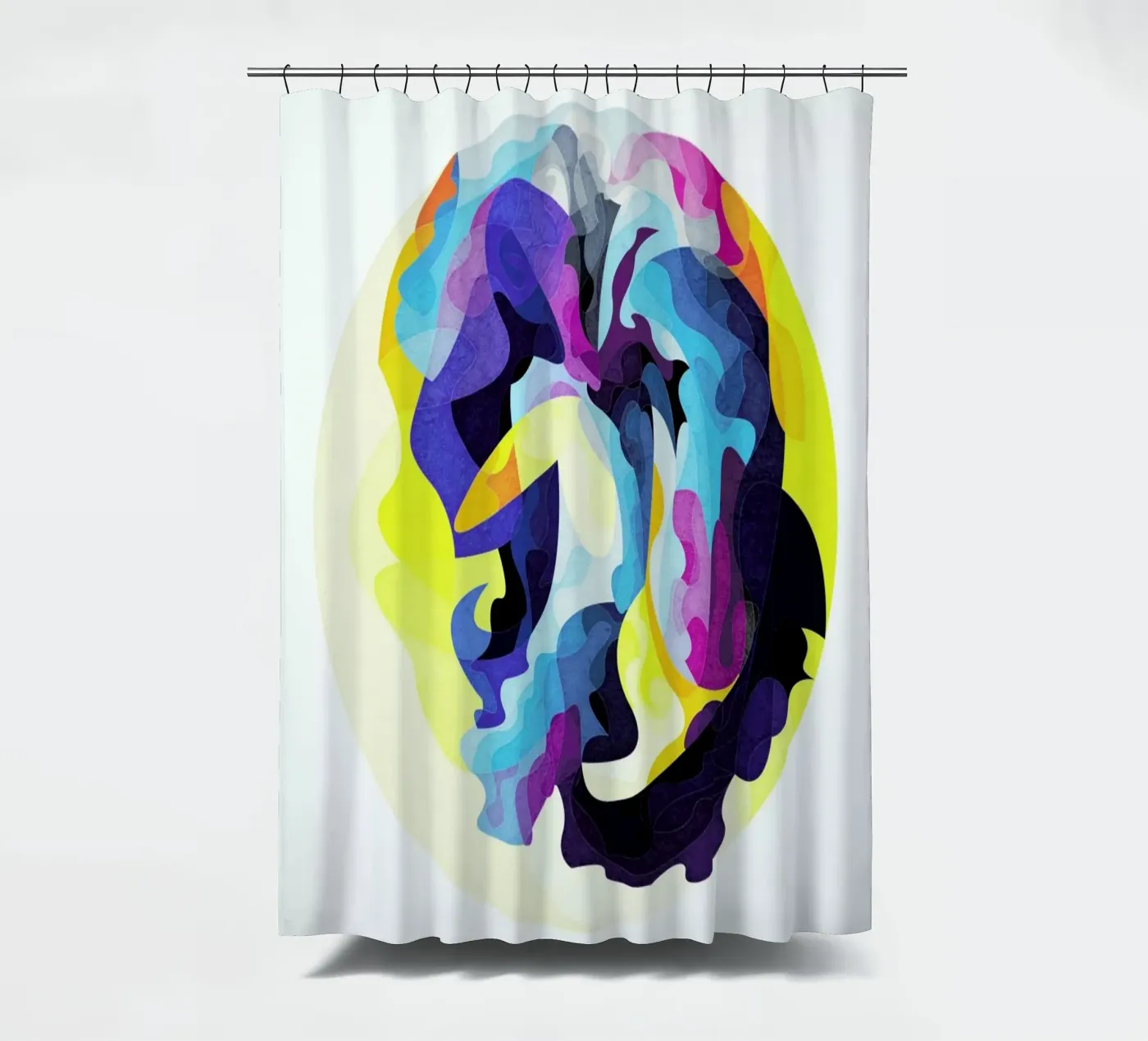 Finding Light Duschvorhang von Abstract Joy