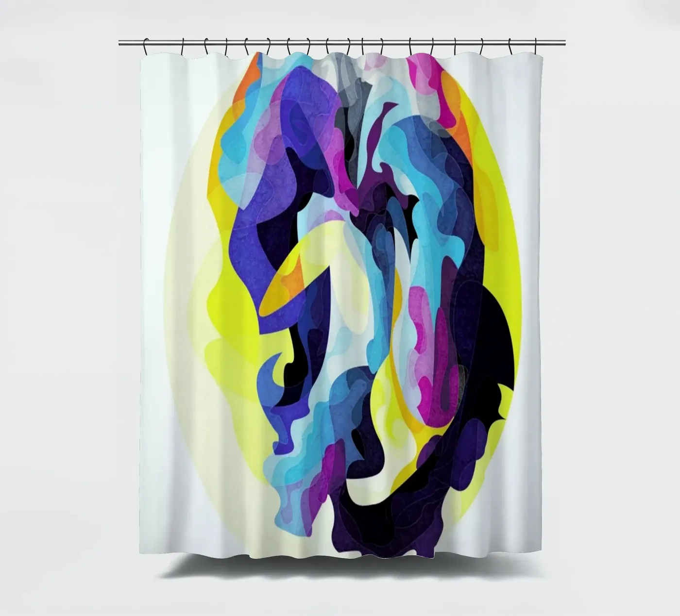 Finding Light Duschvorhang von Abstract Joy