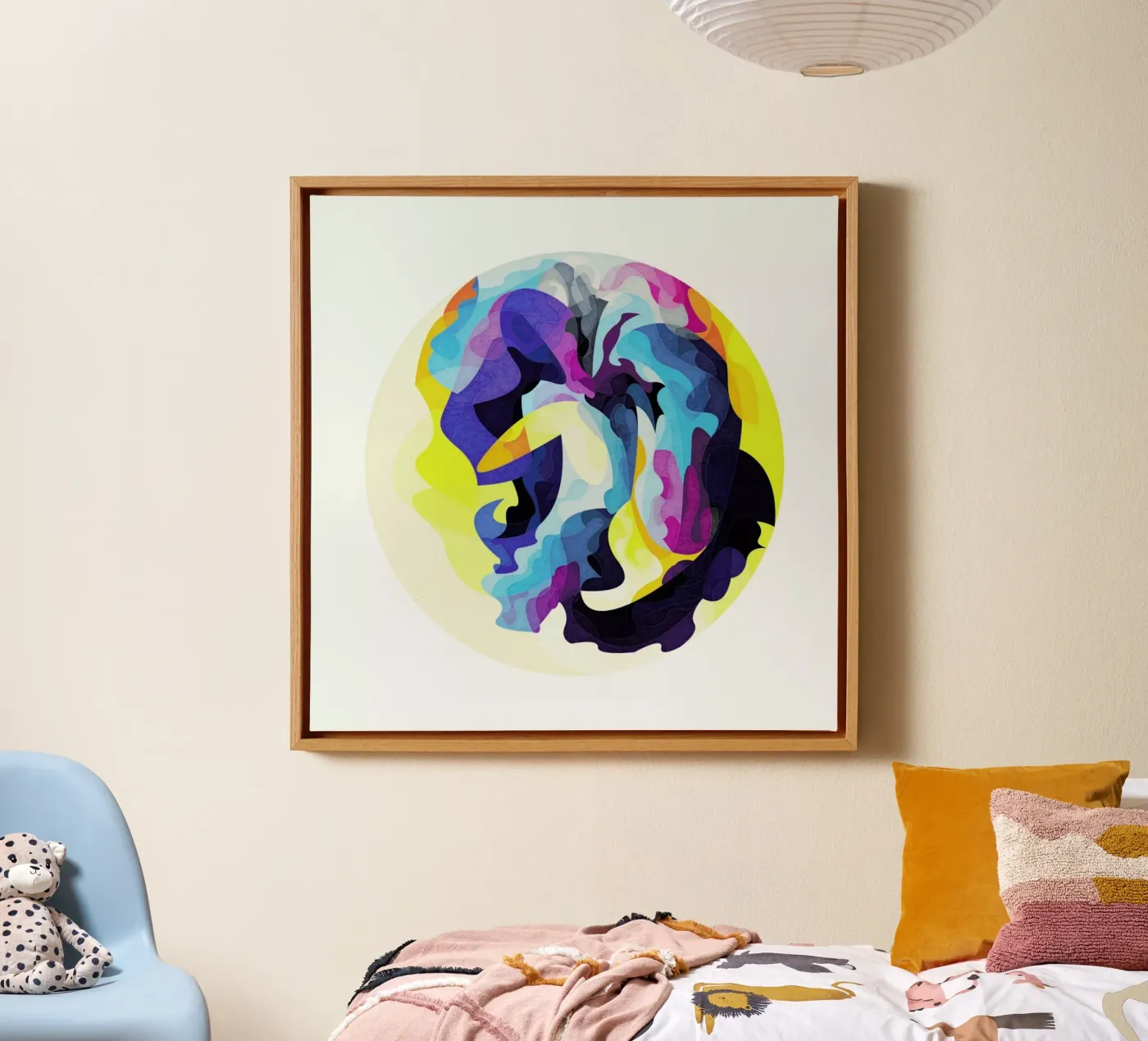 Finding Light tela da Abstract Joy