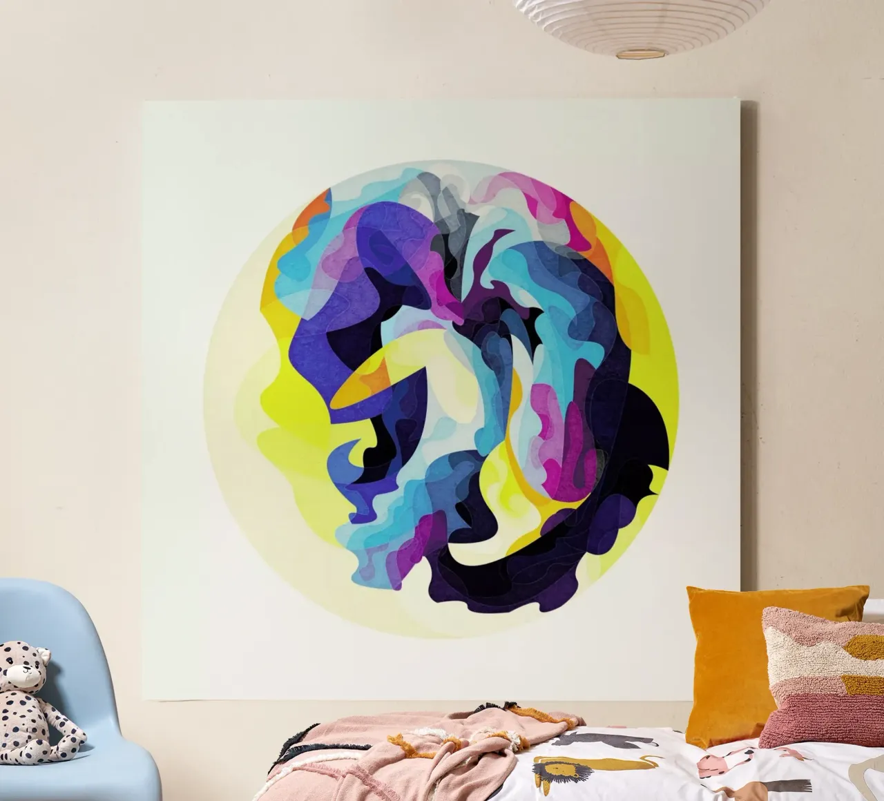 Finding Light canvas by lovely lines