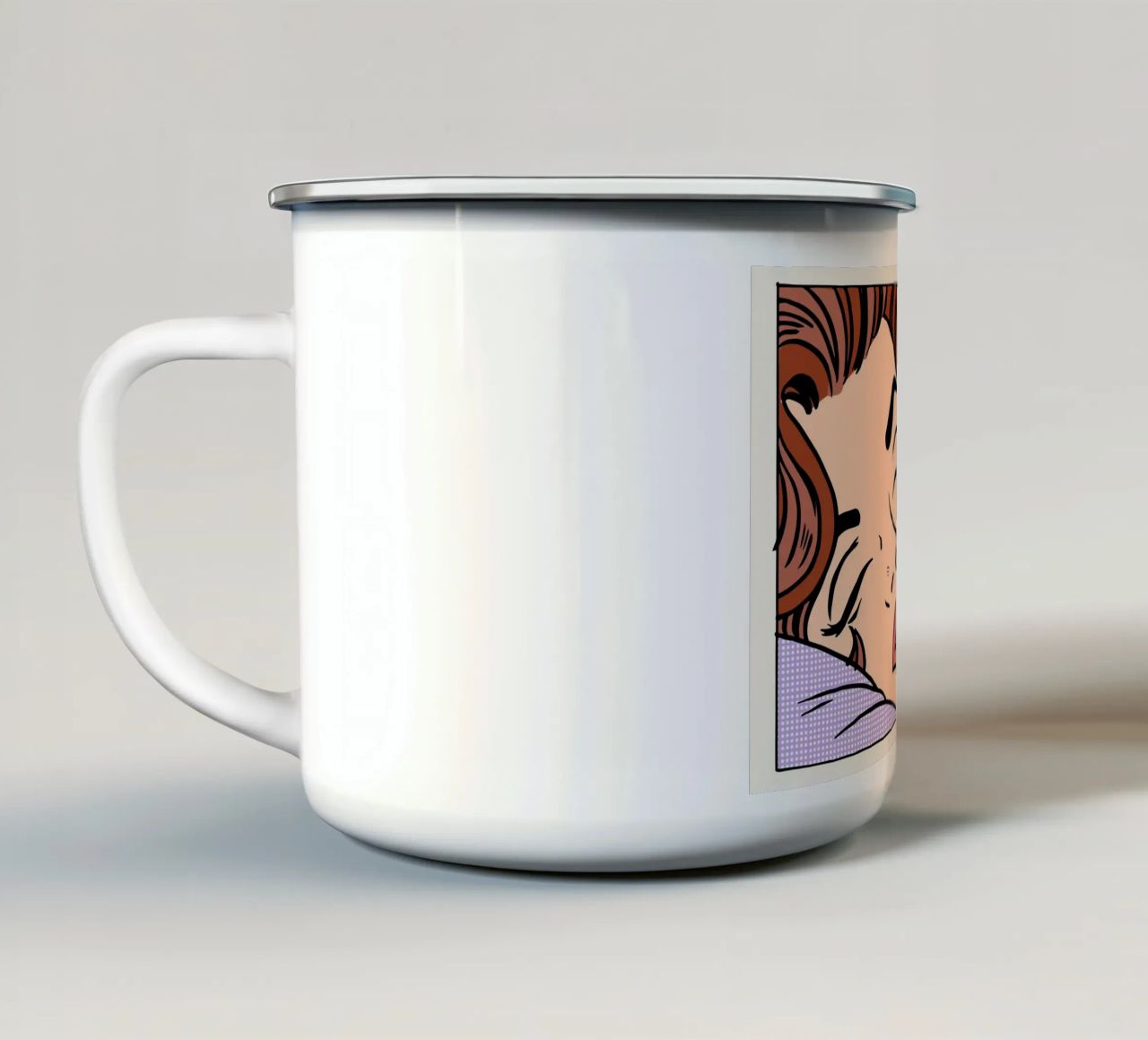 I Need A Cup Of Coffee tazza in smalto da Todeo gallerie