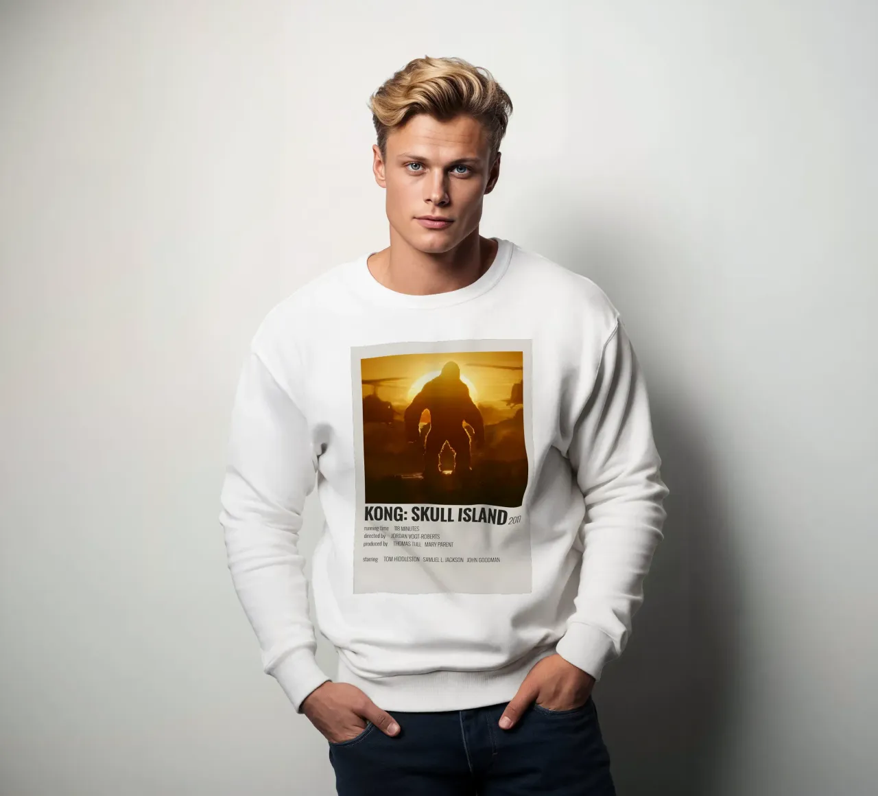 KONG SKULL ISLAND 2017 felpa da MVFminimalist