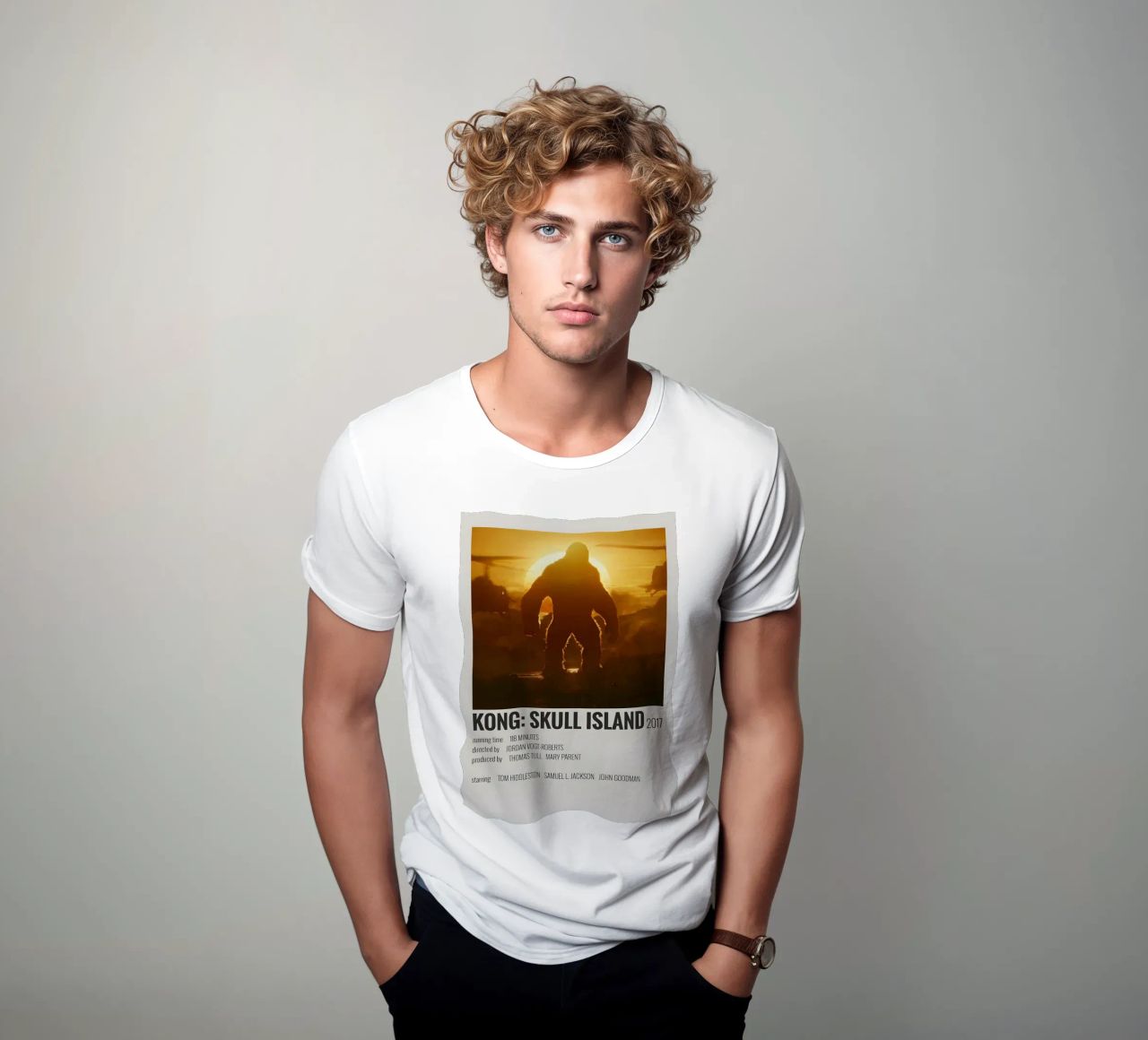 KONG SKULL ISLAND 2017 t-shirt da MVFminimalist